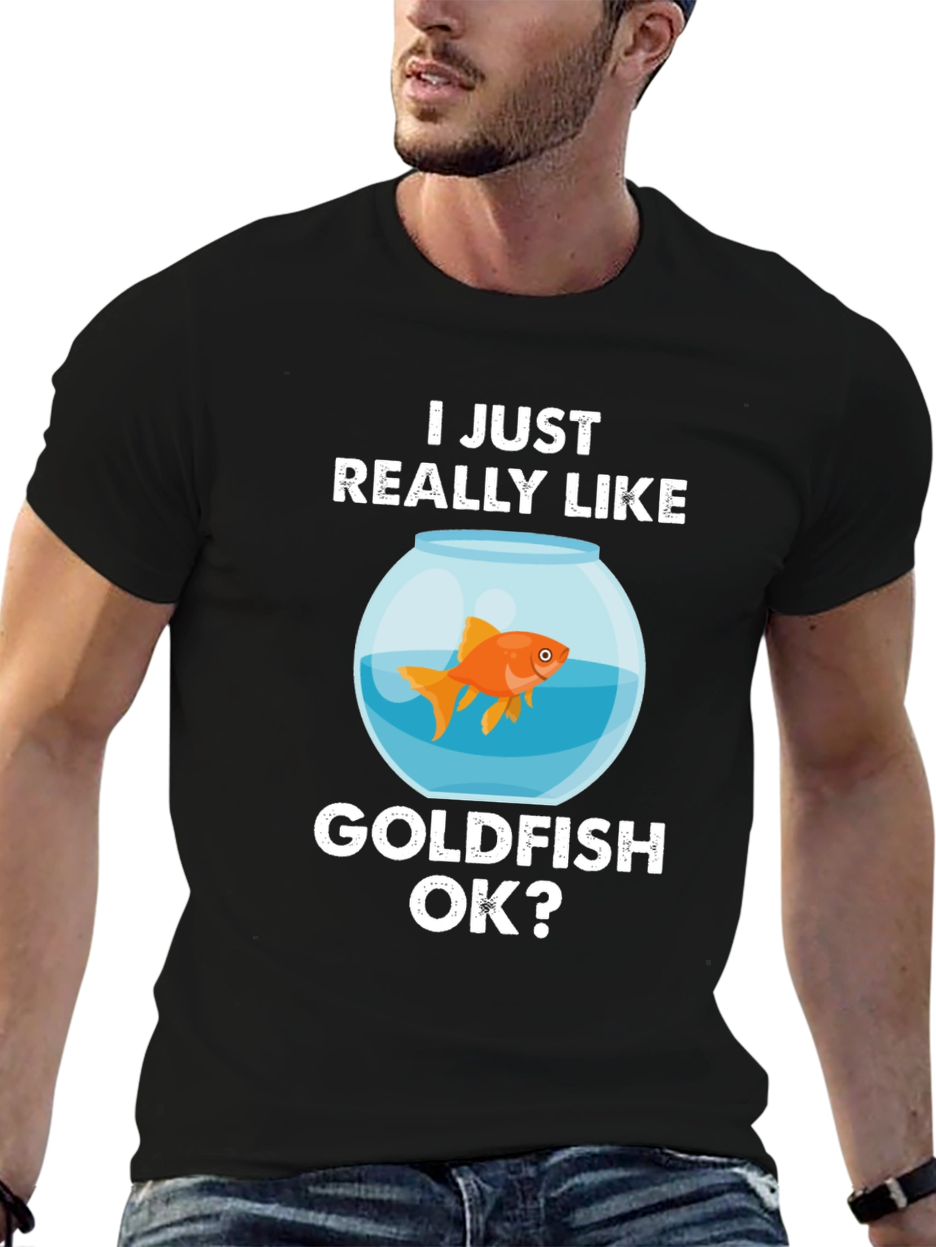 I Just Really Like Goldfish OK? Graphic Tee
