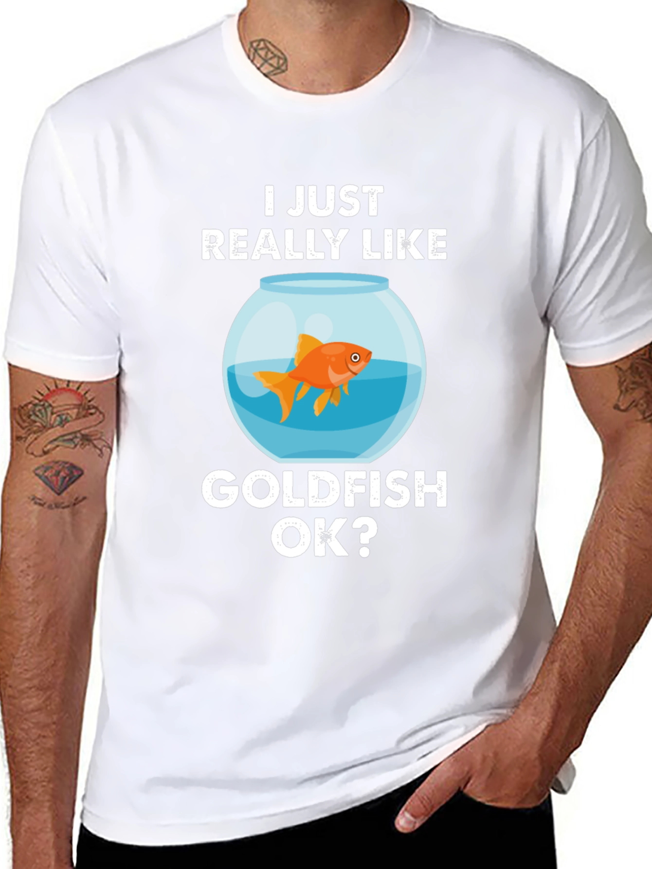 I Just Really Like Goldfish OK? Graphic Tee