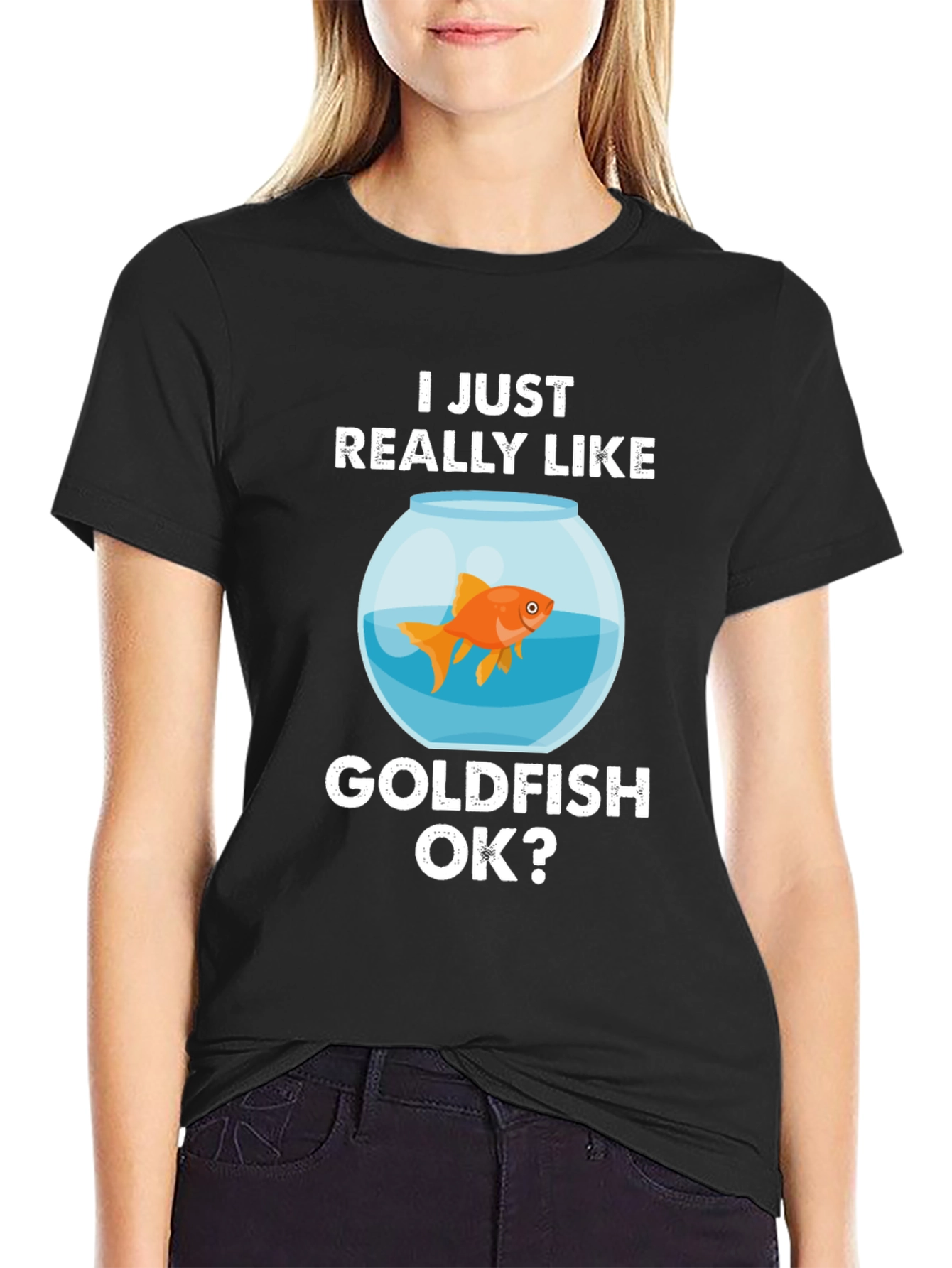 I Just Really Like Goldfish OK? Graphic Tee