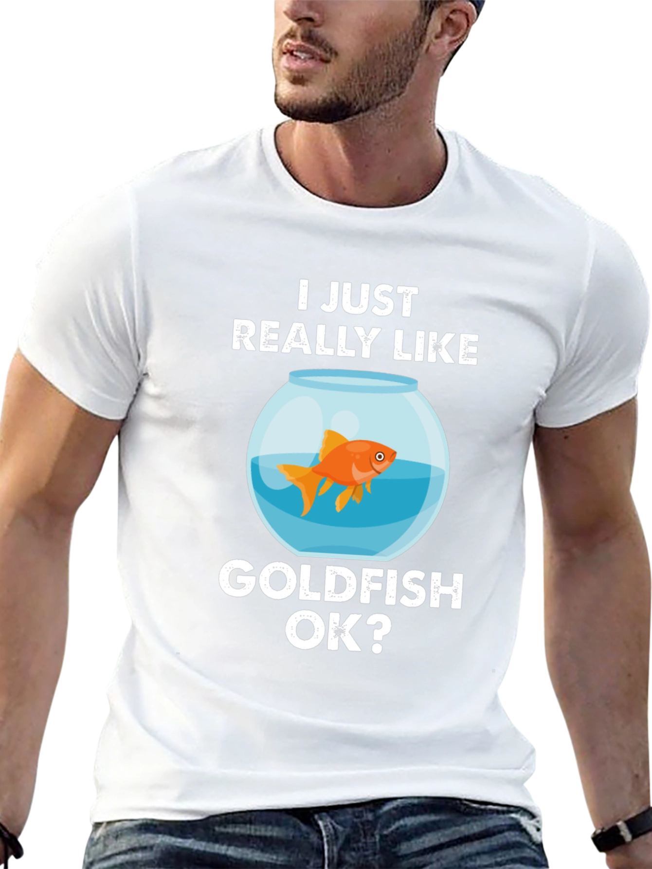 I Just Really Like Goldfish OK? Graphic Tee