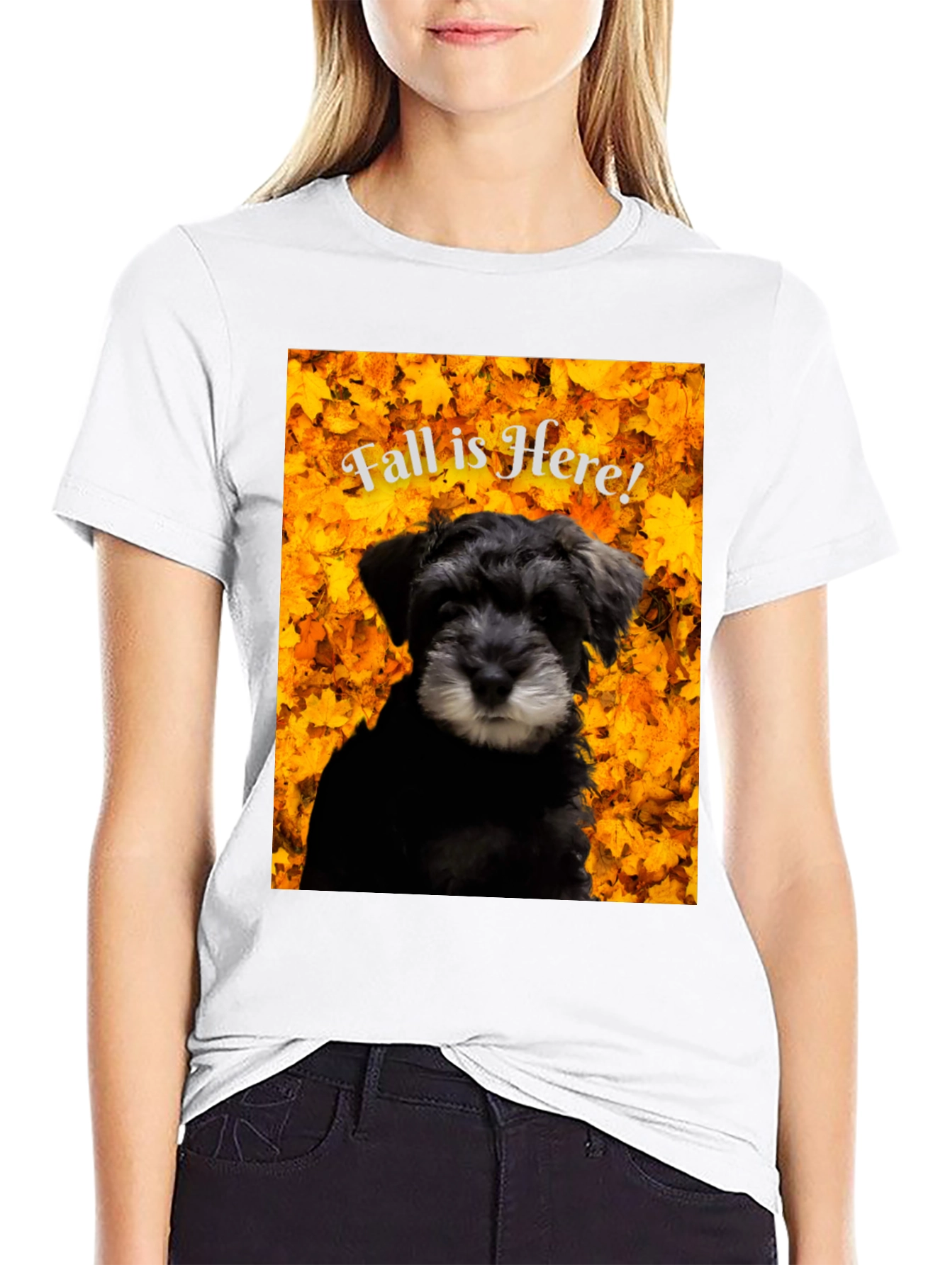 Fall is Here! Schnauzer T-Shirt