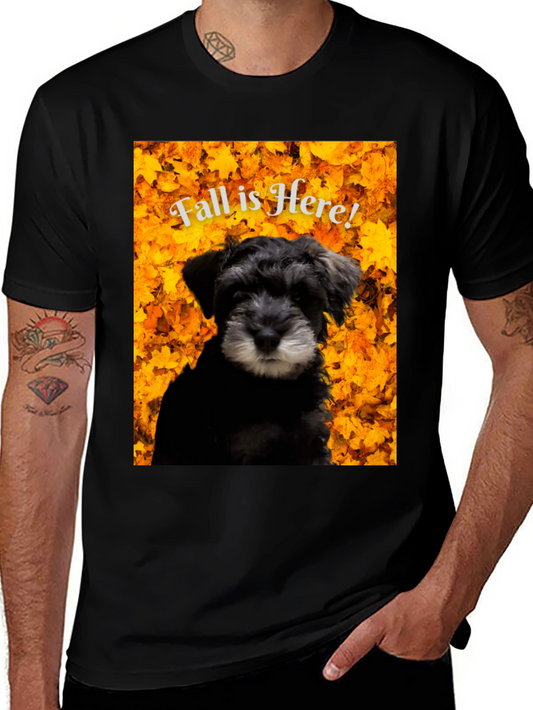Fall is Here! Schnauzer T-Shirt