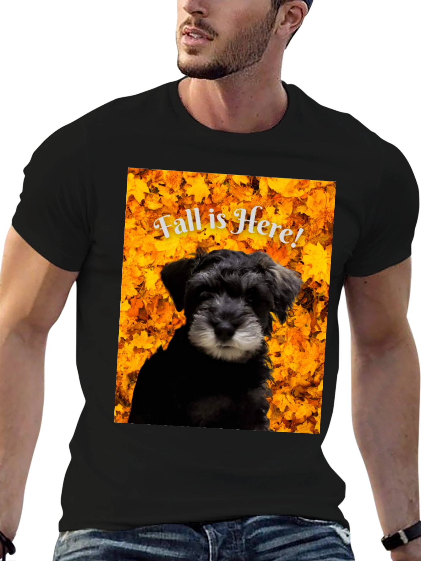 Fall is Here! Schnauzer T-Shirt