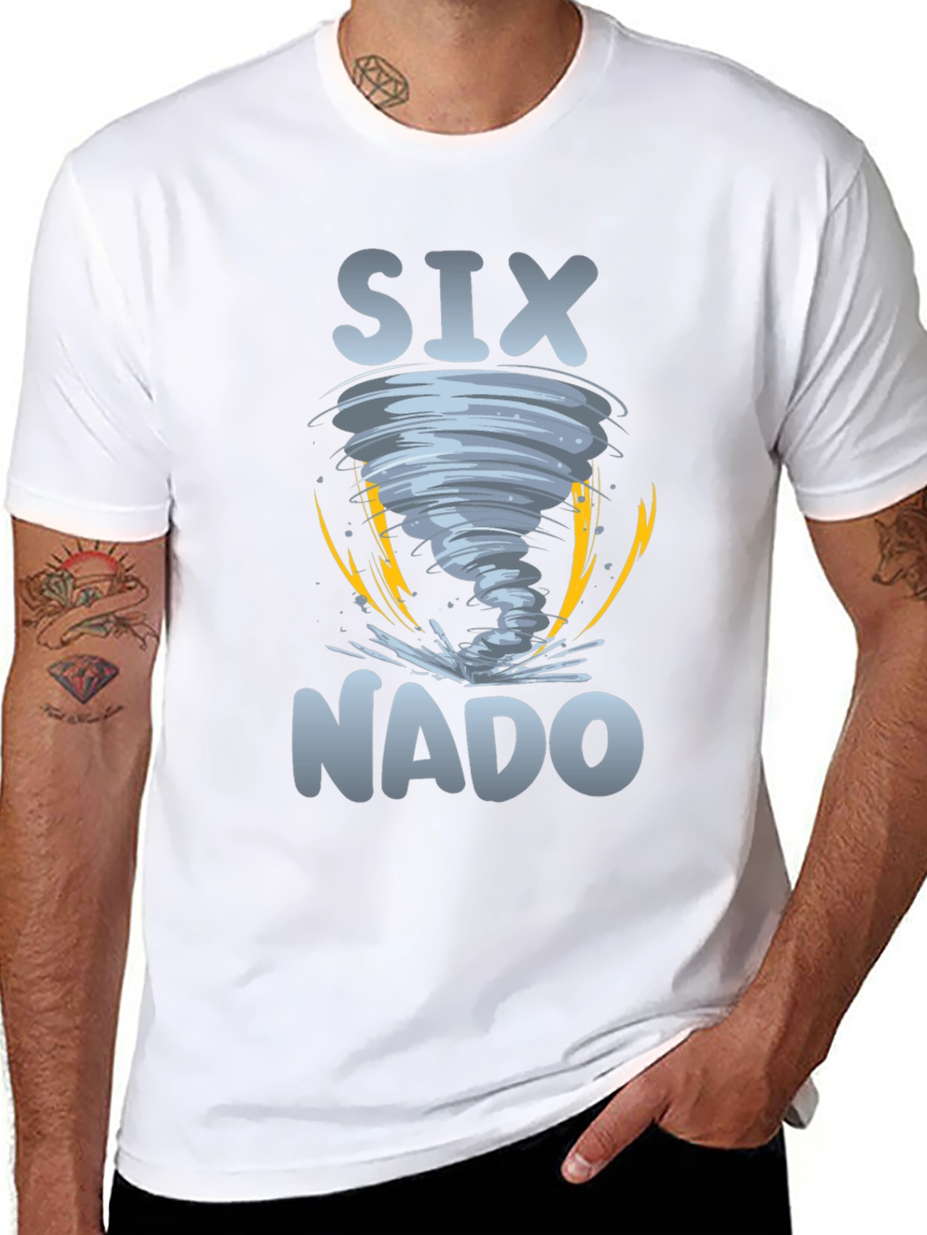 Six Nado T-Shirt Tornado Design