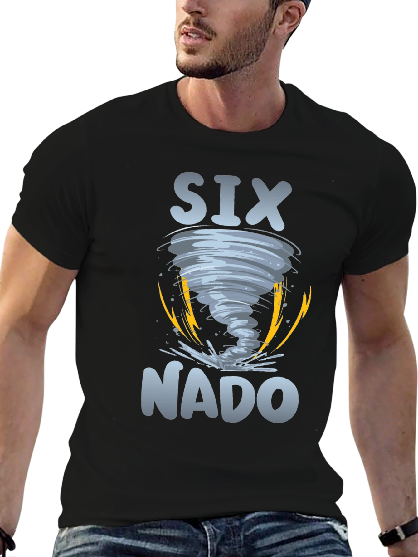 Six Nado T-Shirt Tornado Design