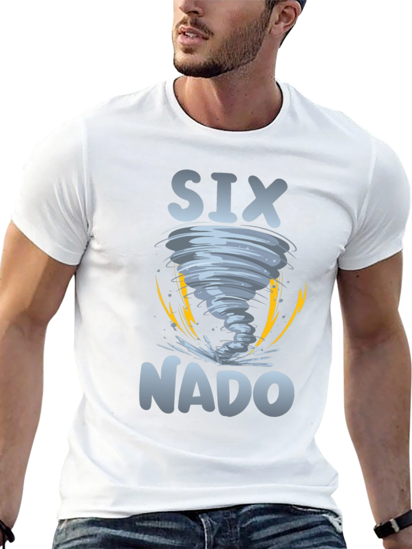 Six Nado T-Shirt Tornado Design