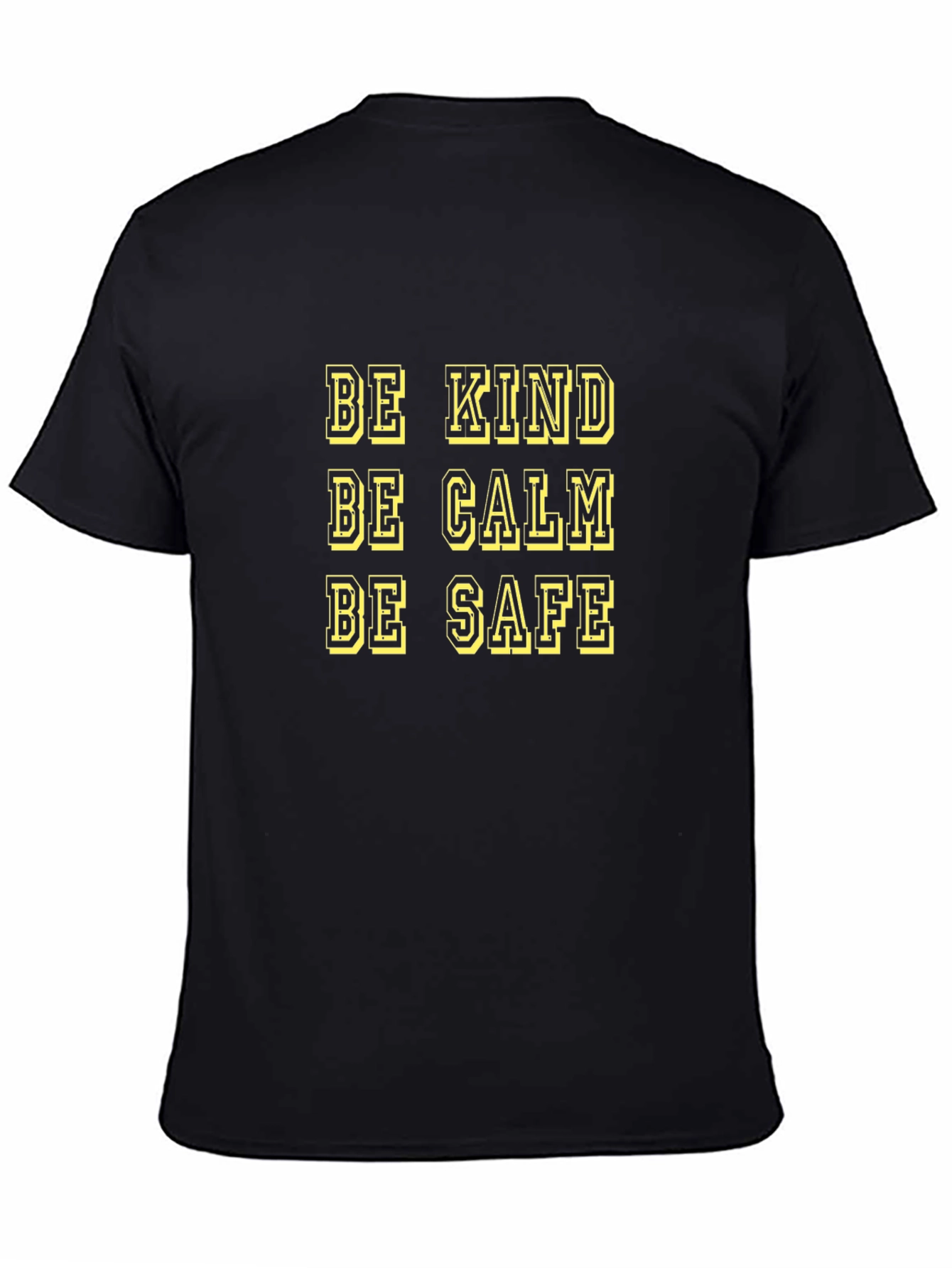 Be Kind Calm Safe Graphic Tee - Mens
