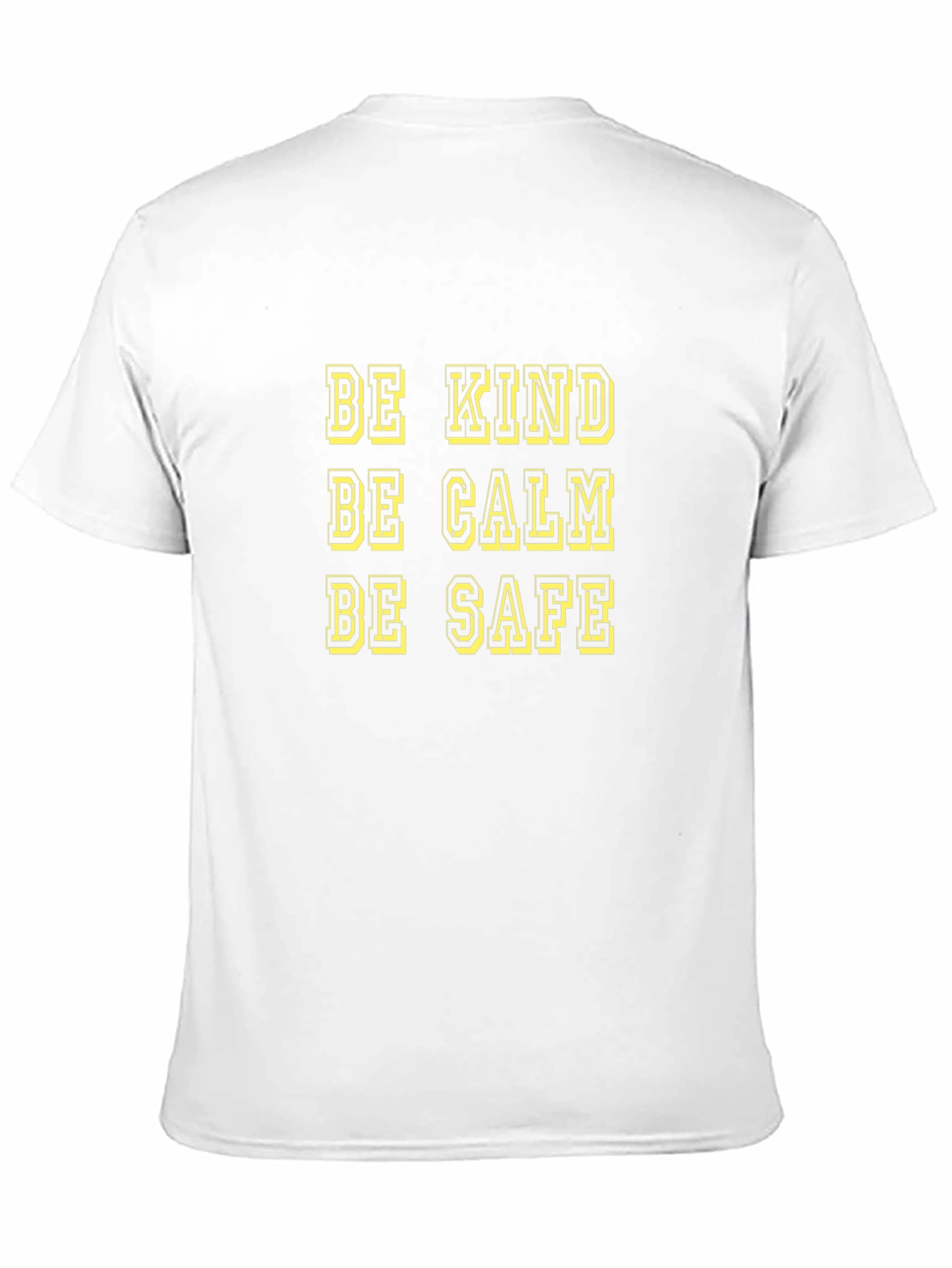 Be Kind Calm Safe Graphic Tee - Mens
