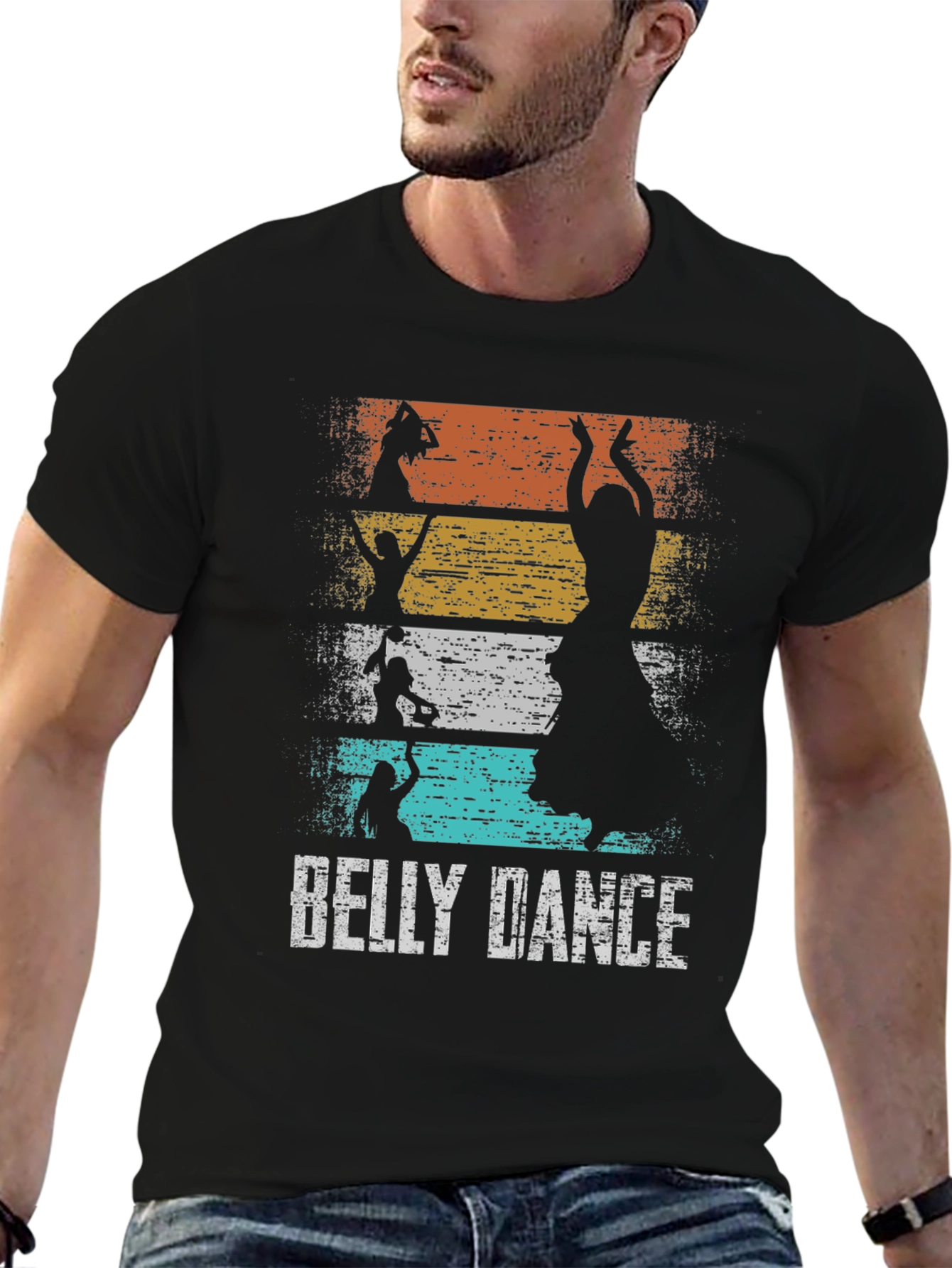 Belly Dance Silhouette Graphic Tee - Unisex