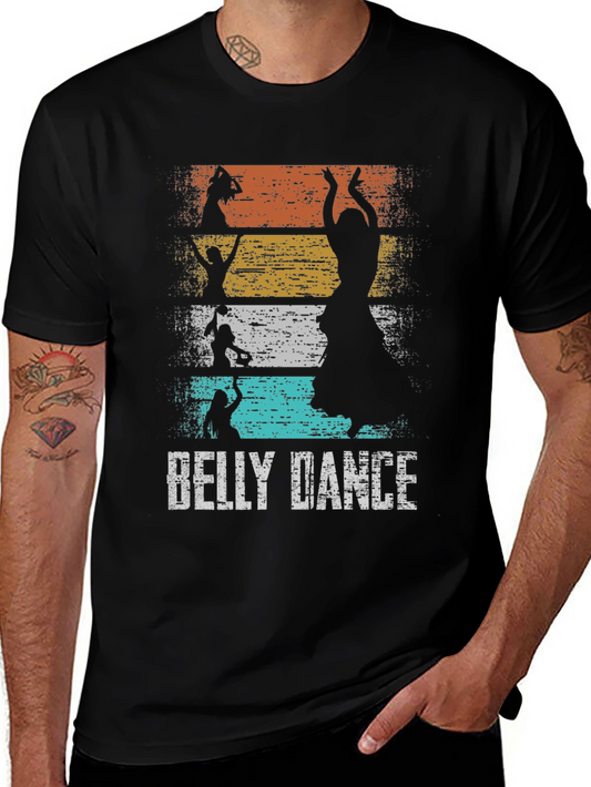 Belly Dance Silhouette Graphic Tee - Unisex