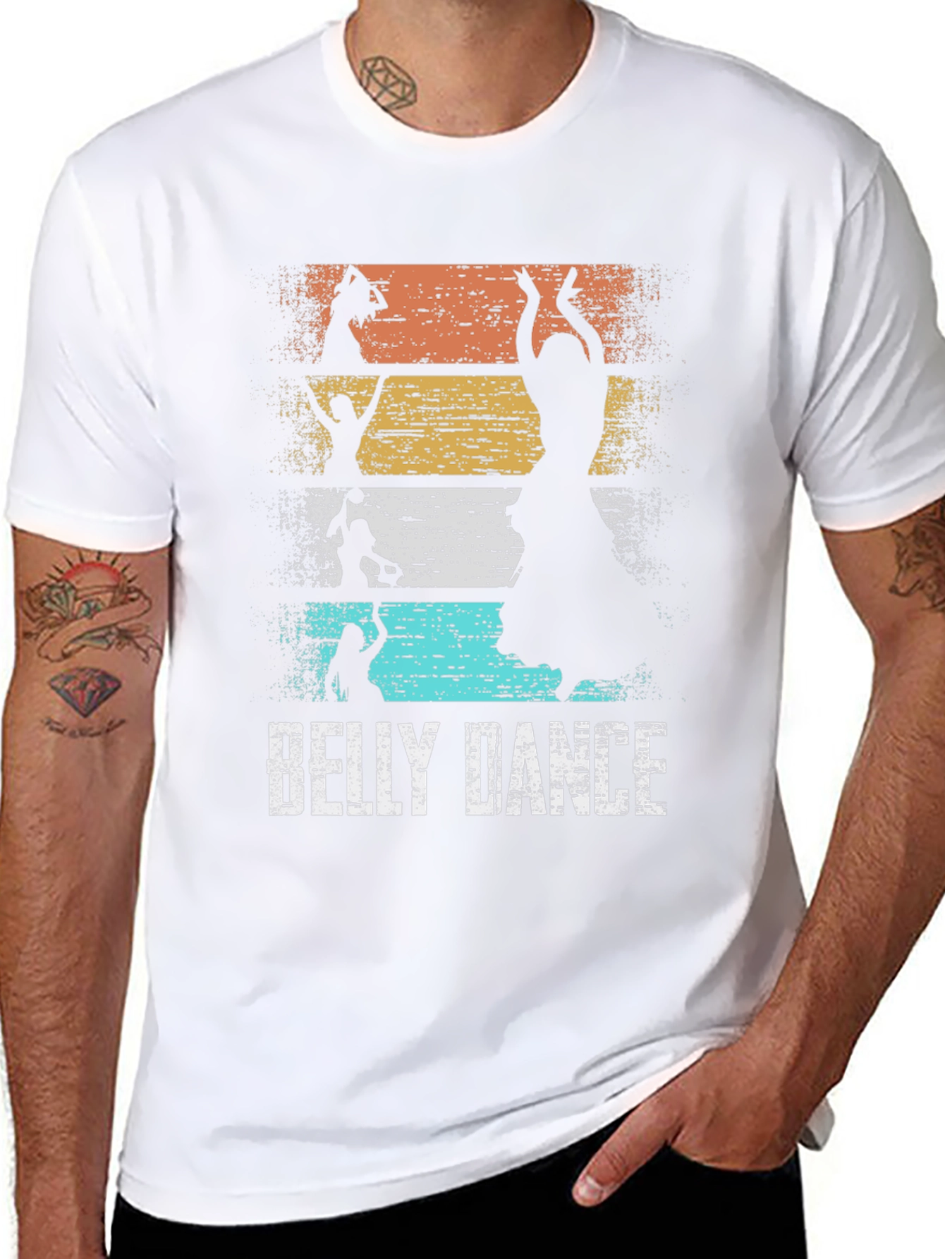 Belly Dance Silhouette Graphic Tee - Unisex