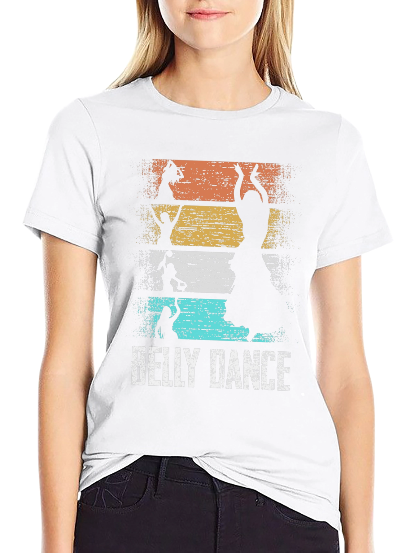 Belly Dance Silhouette Graphic Tee - Unisex