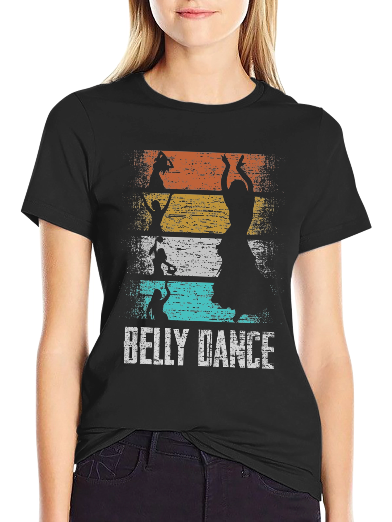 Belly Dance Silhouette Graphic Tee - Unisex