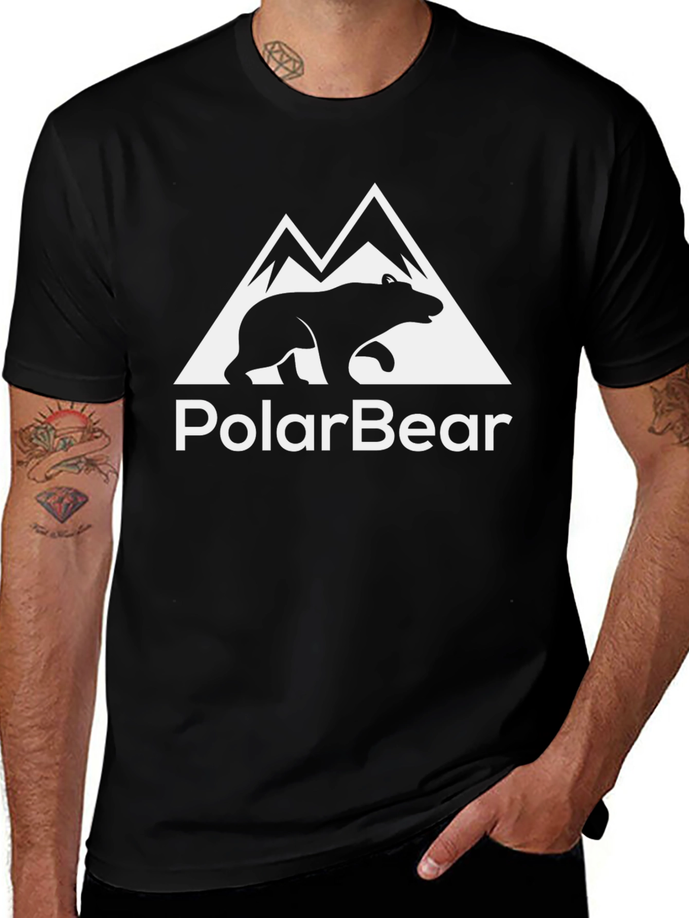 Polar Bear Mountain Graphic T-Shirt