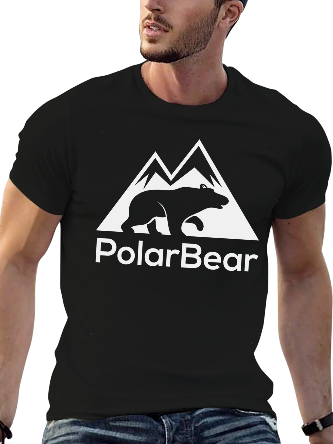 Polar Bear Mountain Graphic T-Shirt