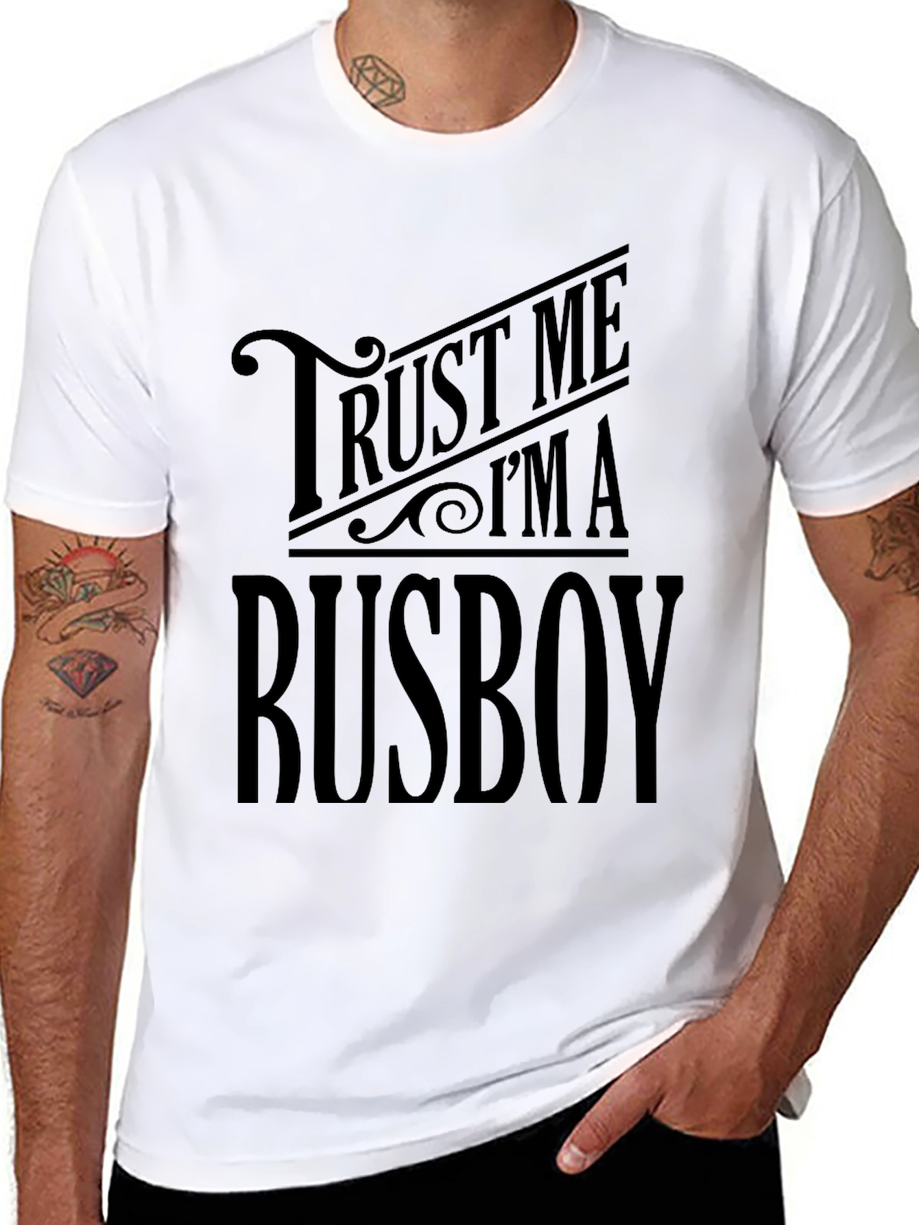 Trust Me Im A Busboy Graphic T-Shirt