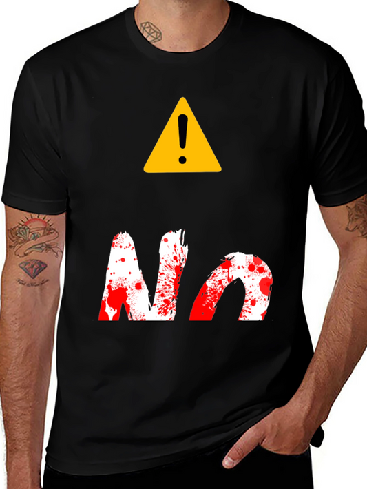 Warning! No Splatter Graphic Tee