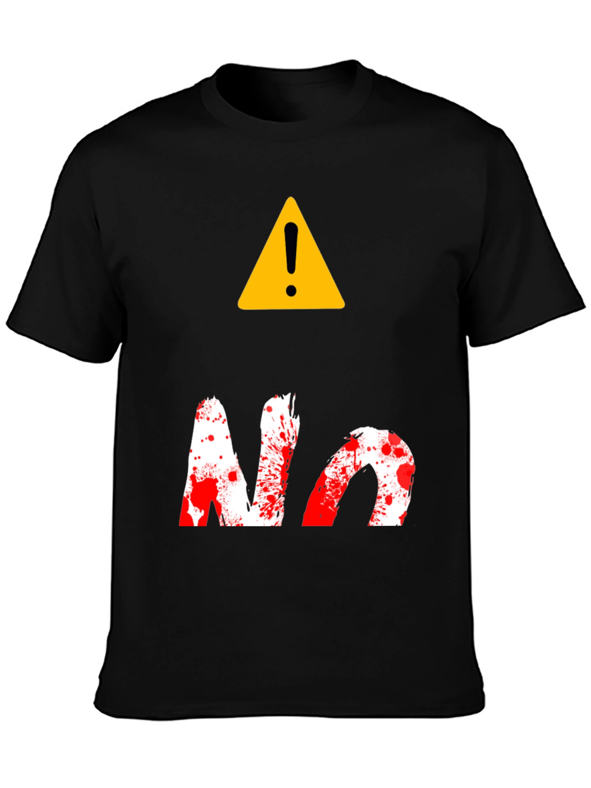 Warning! No Splatter Graphic Tee