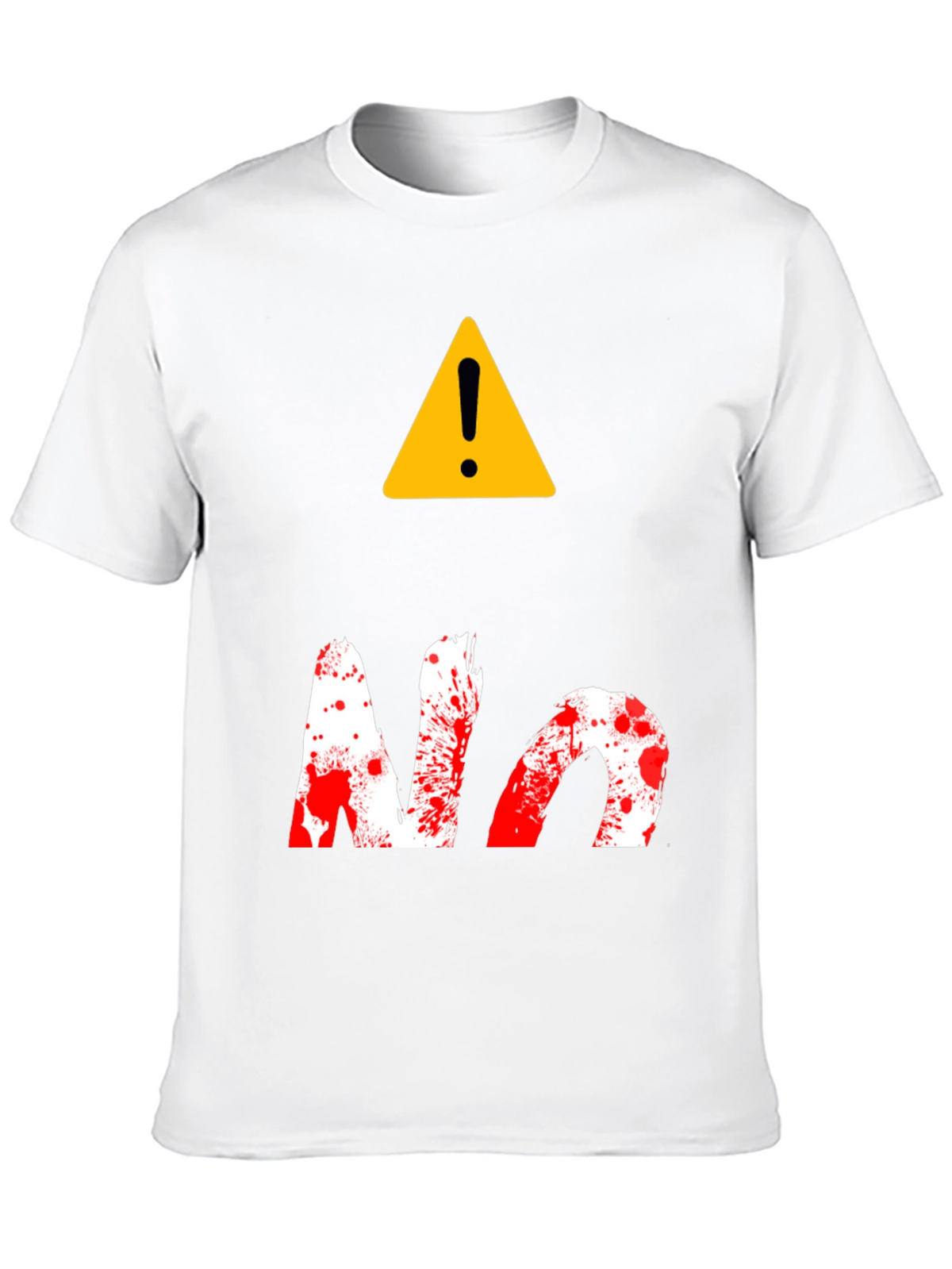Warning! No Splatter Graphic Tee