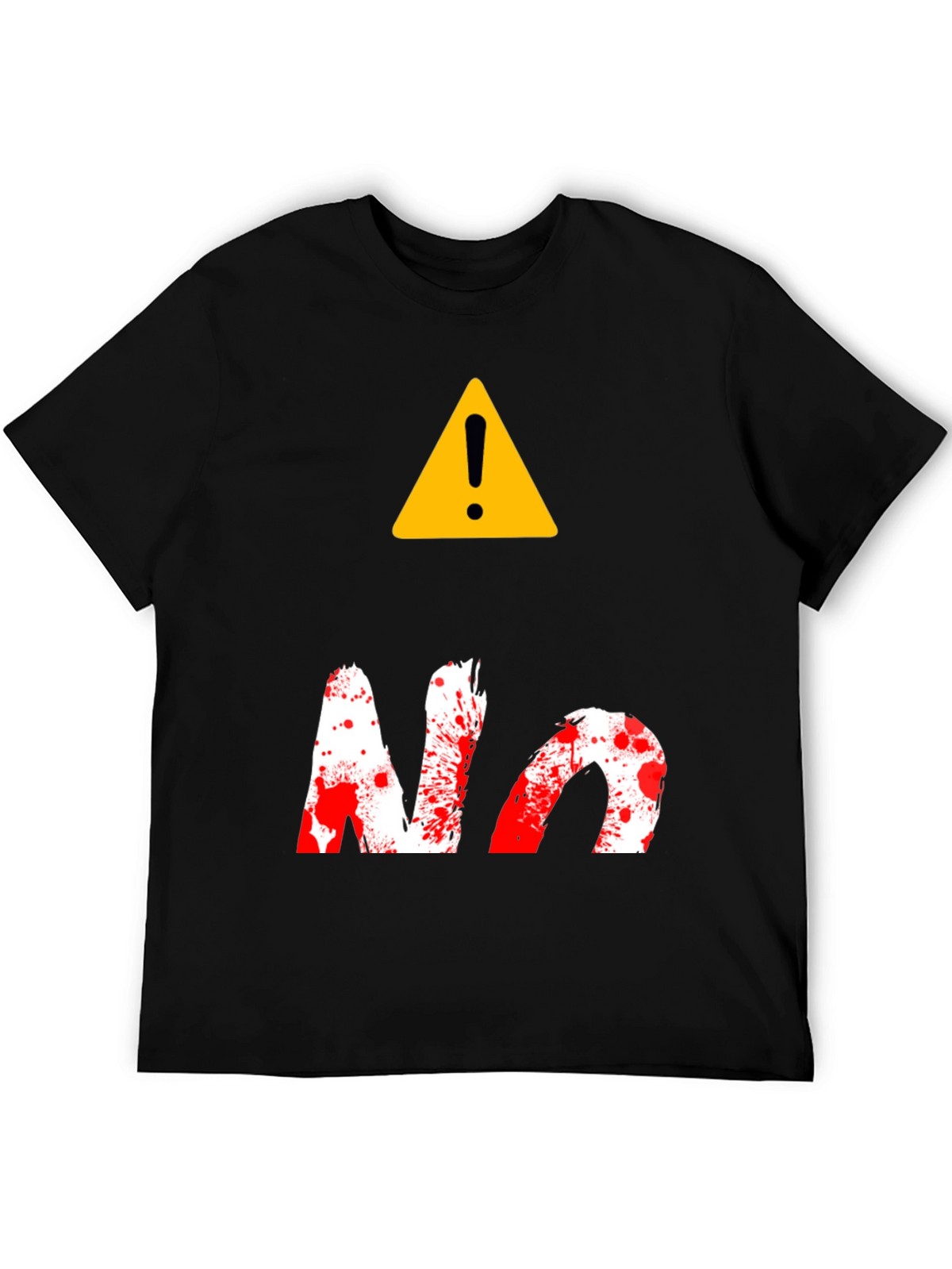 Warning! No Splatter Graphic Tee
