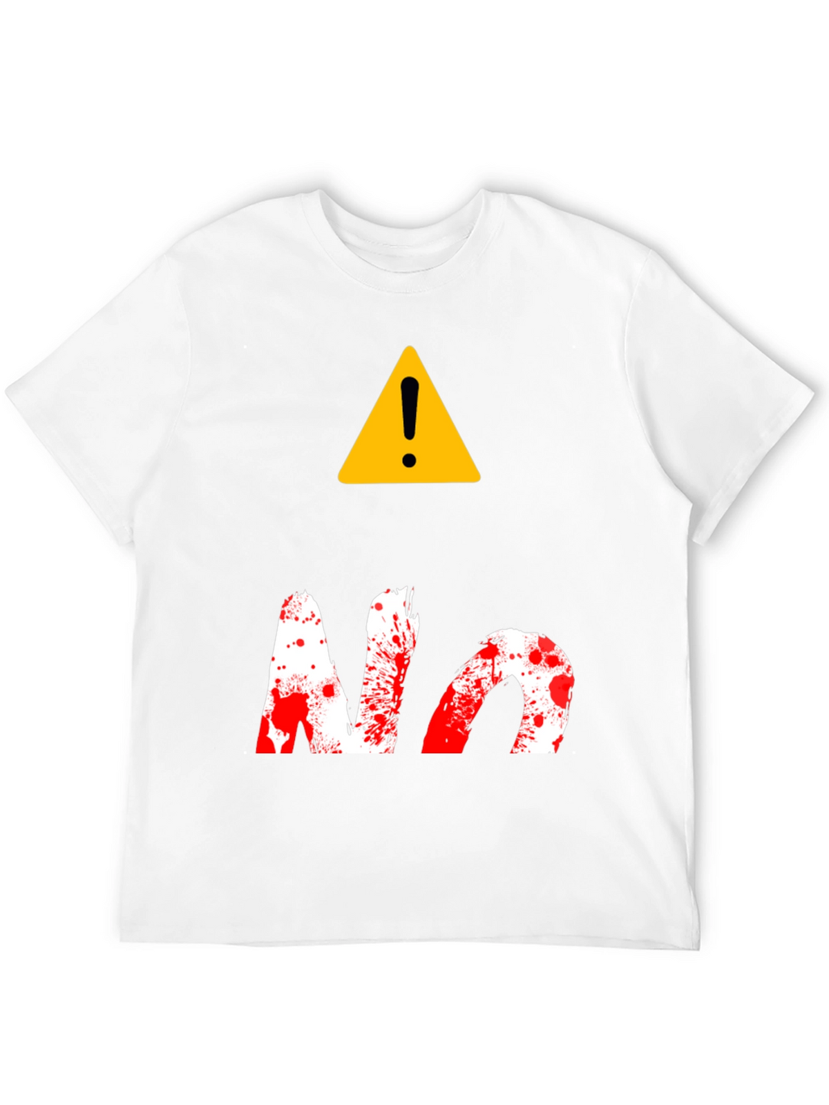 Warning! No Splatter Graphic Tee