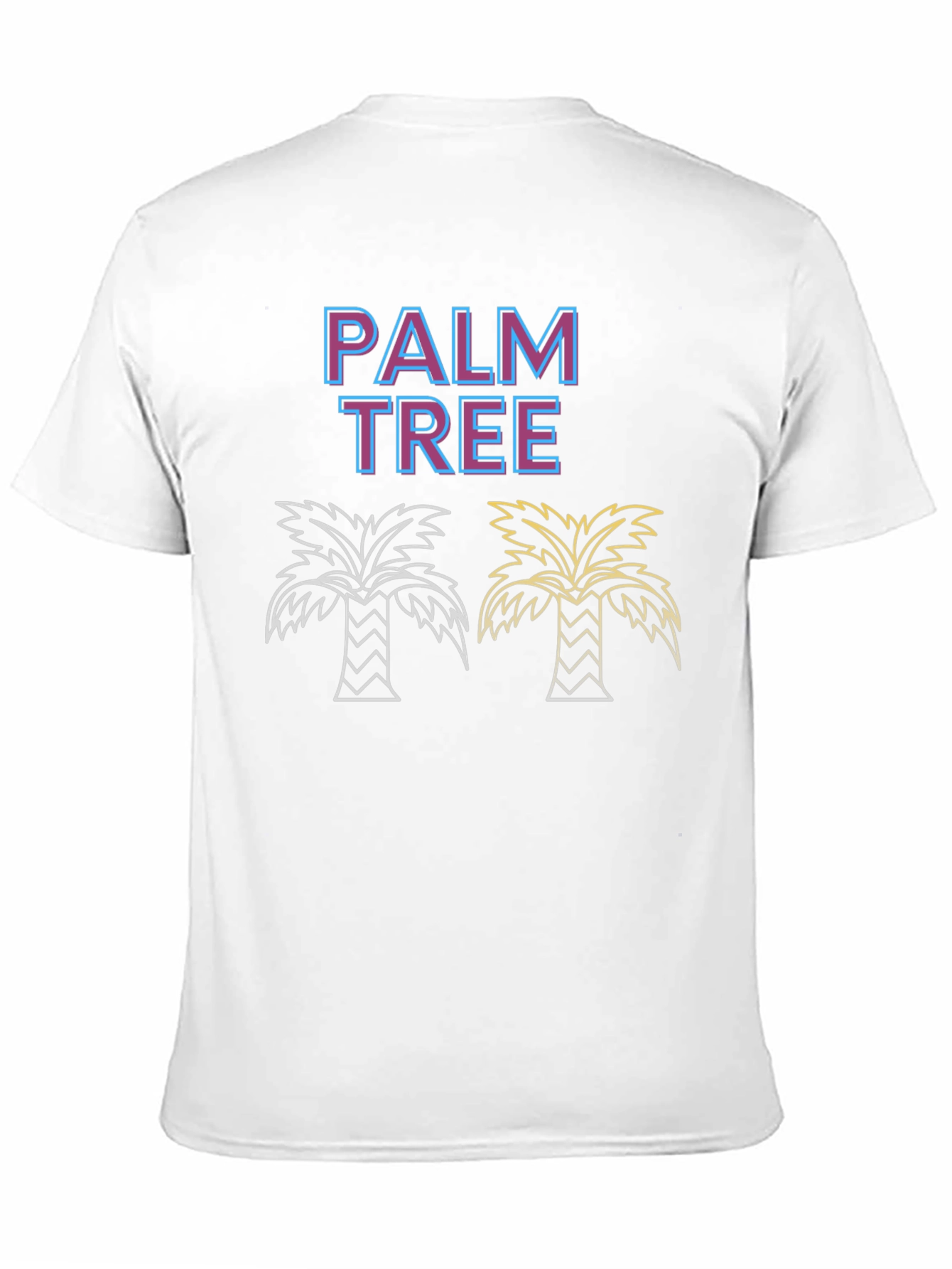 Palm Tree Graphic Tee - Tropical Summer Vibes