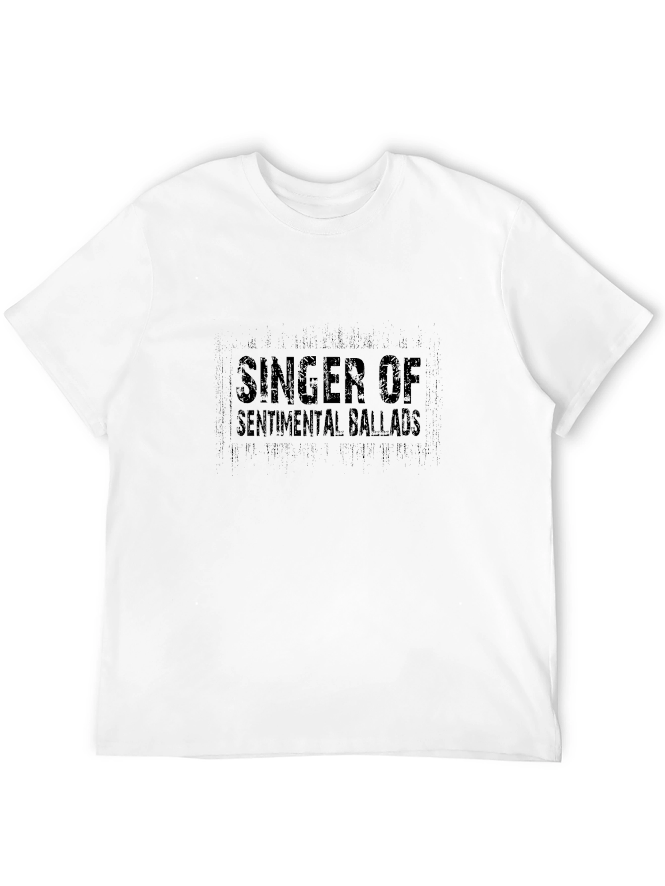 Singer of Sentimental Ballads Black T-Shirt