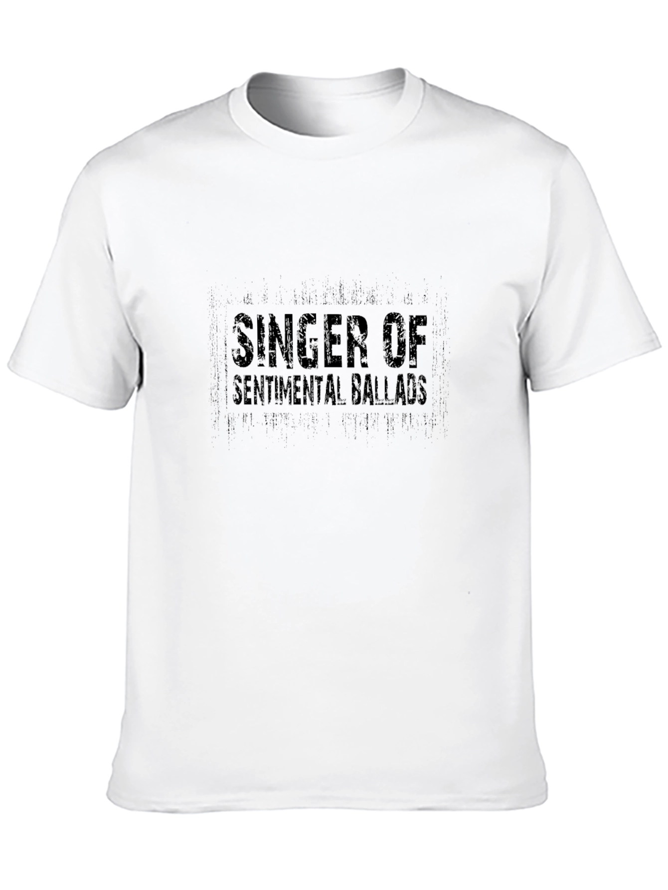 Singer of Sentimental Ballads Black T-Shirt