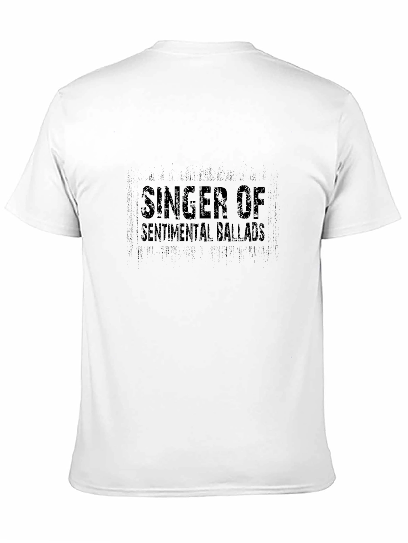 Singer of Sentimental Ballads Black T-Shirt