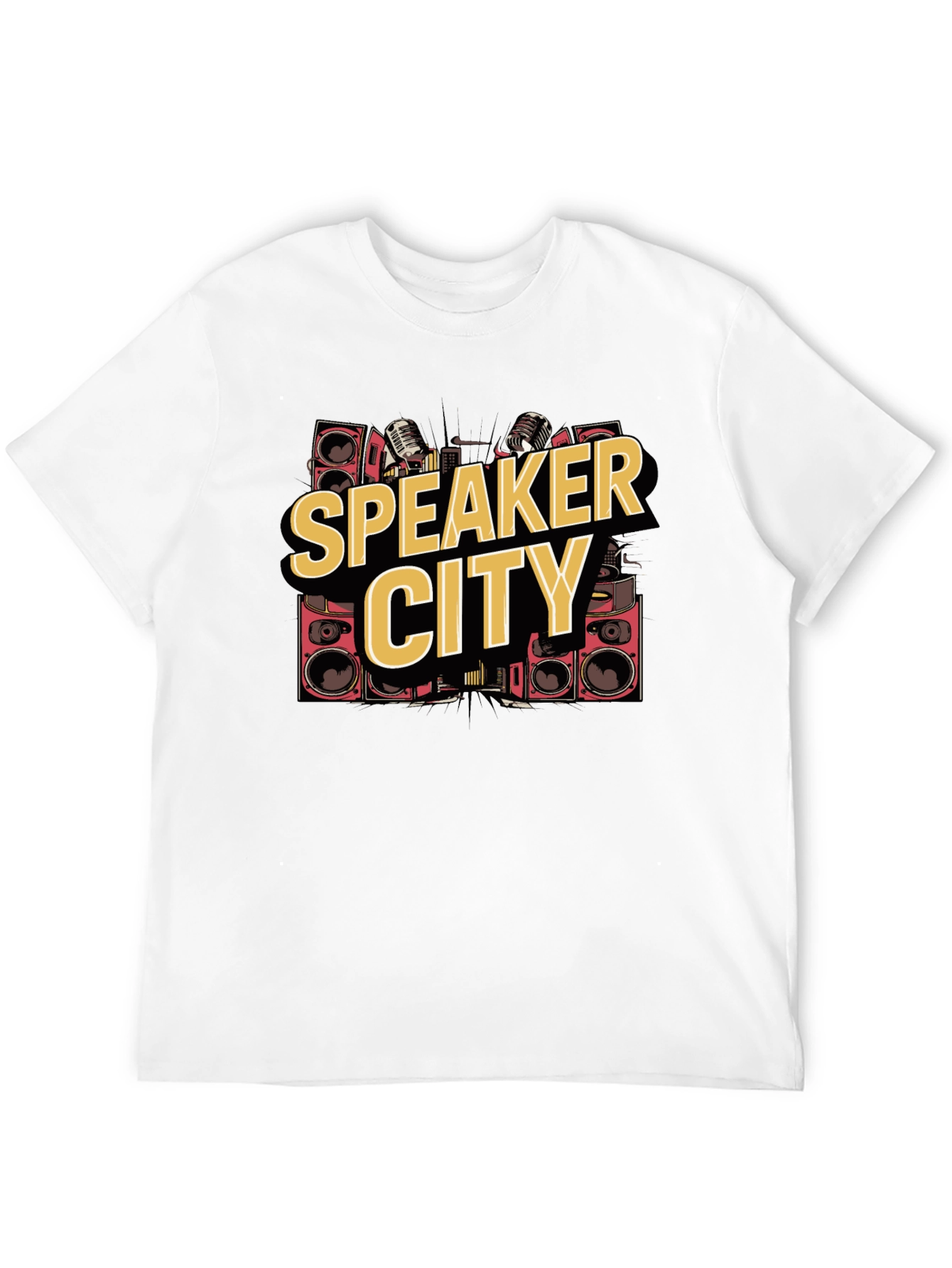 Speaker City Graphic Tee - Black