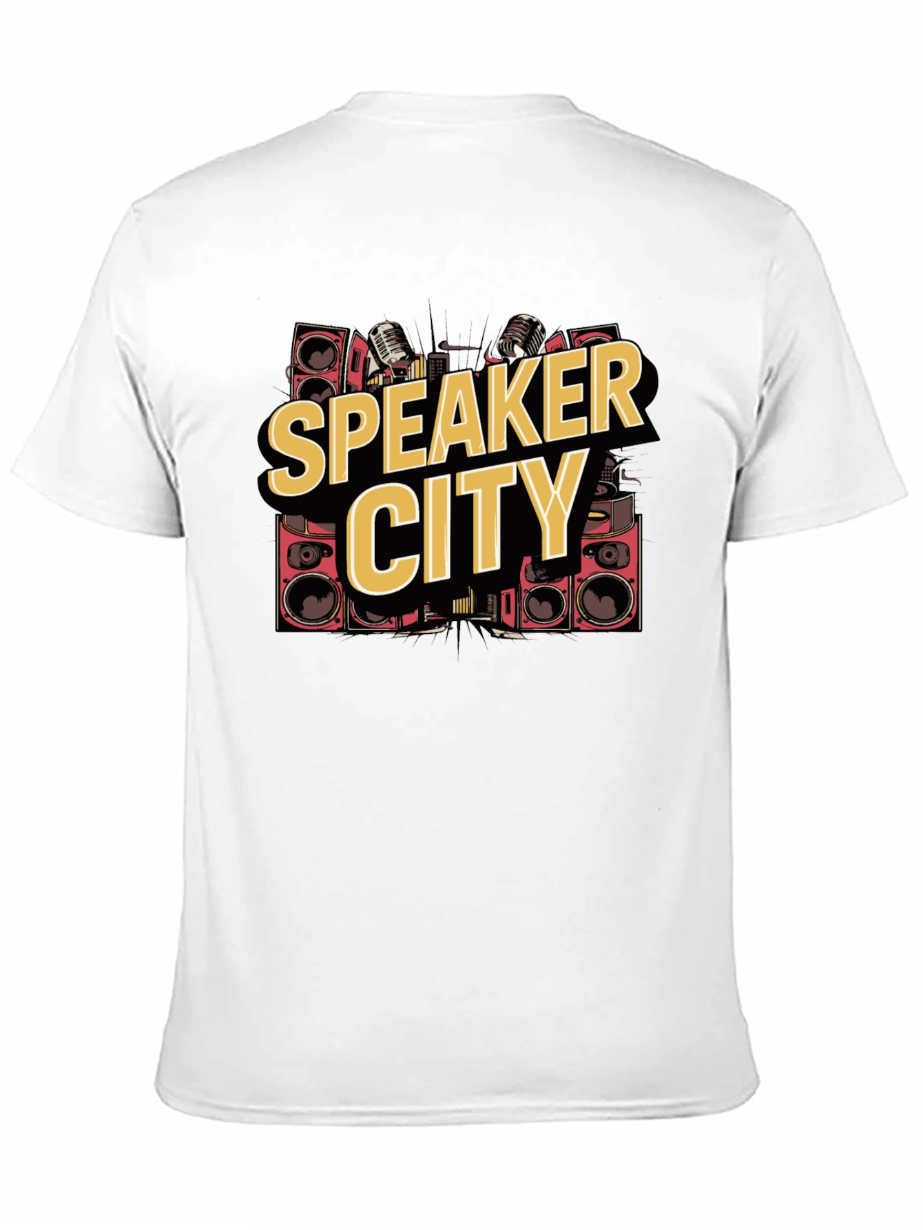 Speaker City Graphic Tee - Black