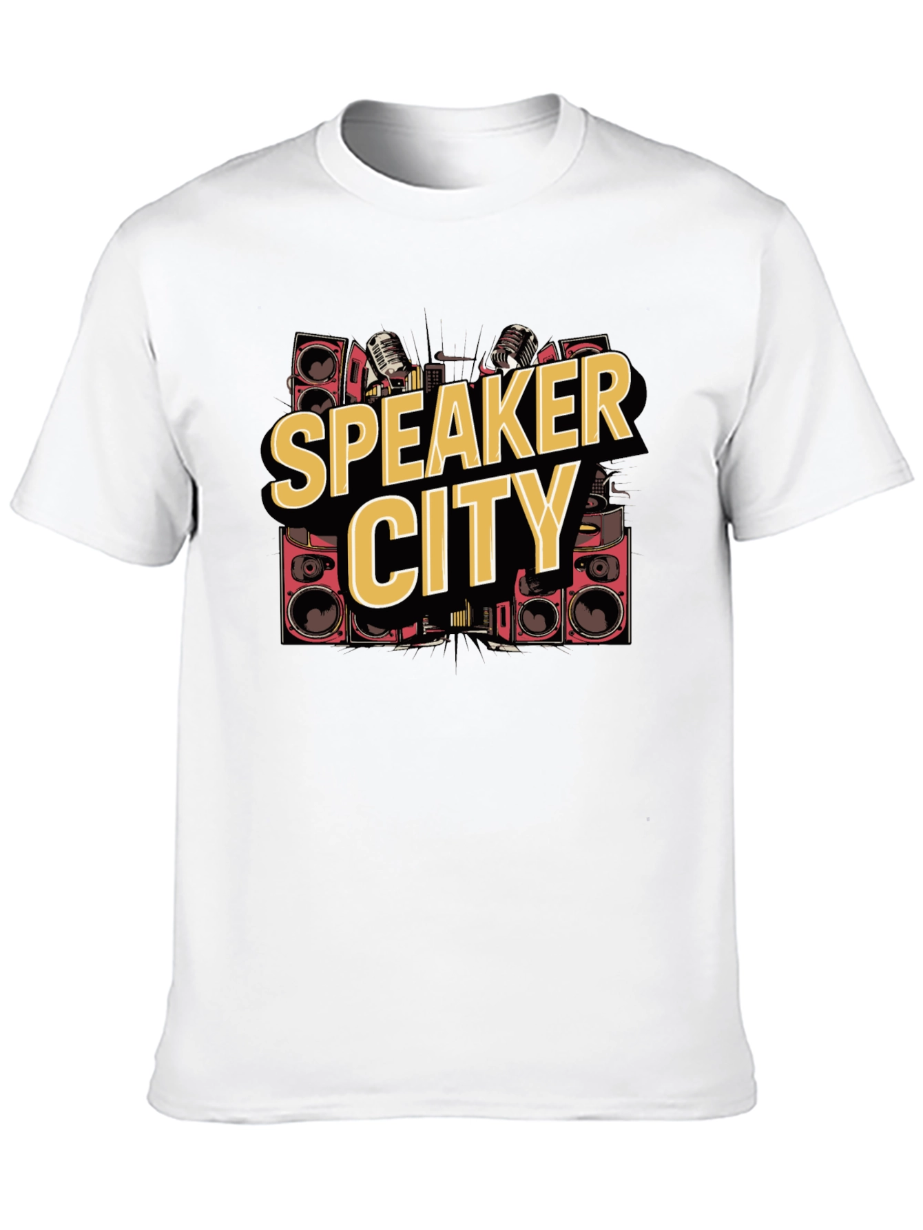 Speaker City Graphic Tee - Black