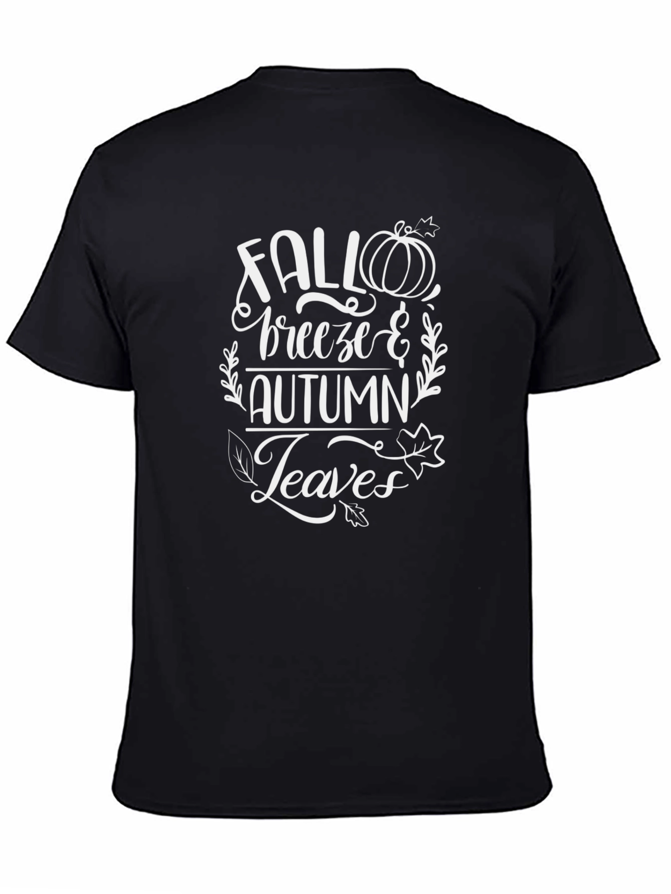 Fall Breeze Autumn Leaves Graphic Tee