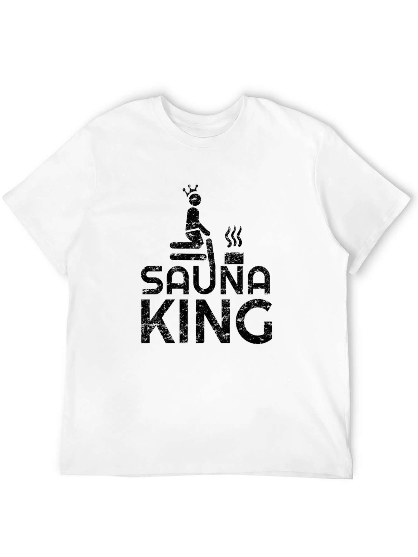 Sauna King Black T-Shirt - Relax in Style