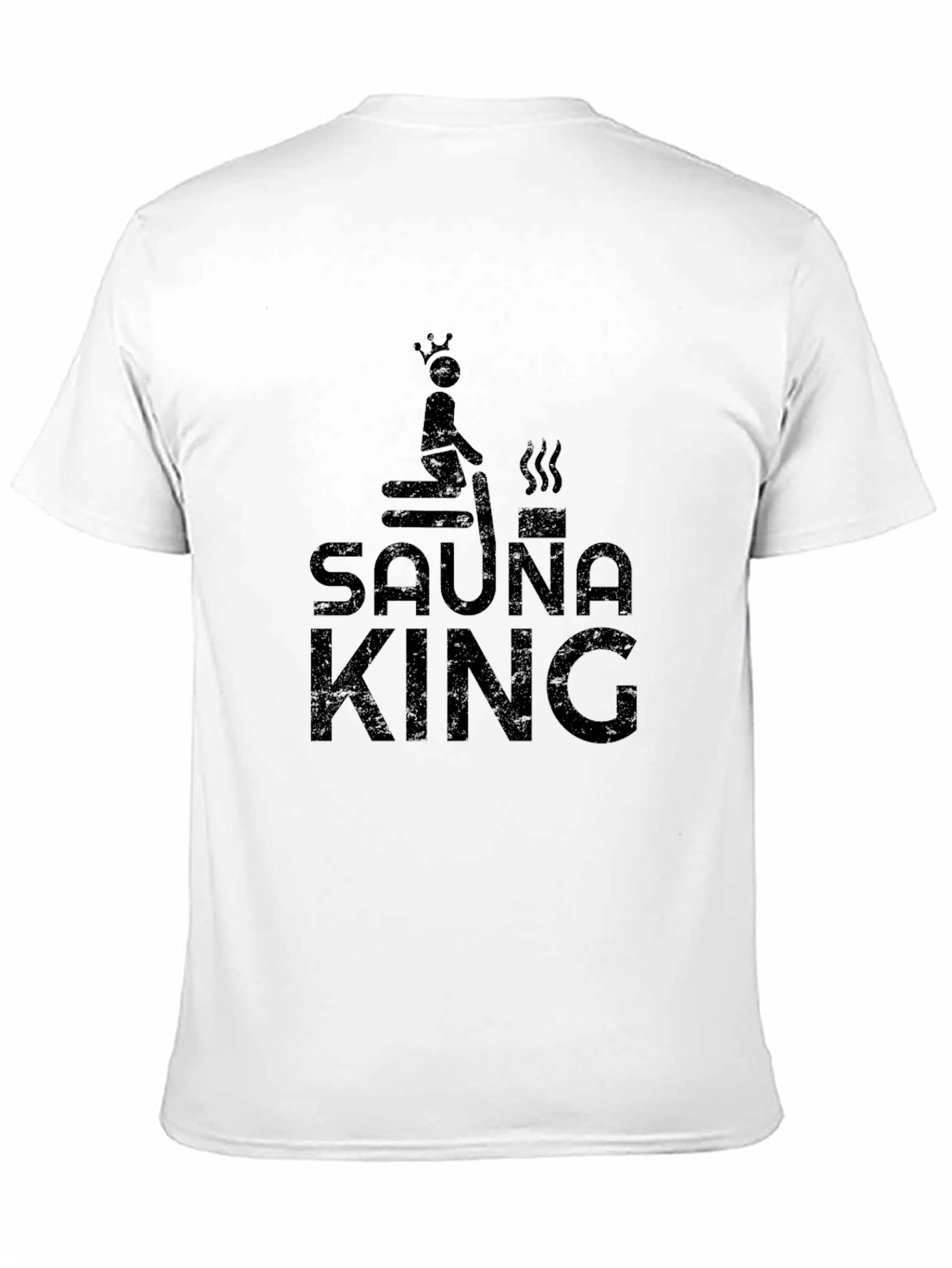 Sauna King Black T-Shirt - Relax in Style