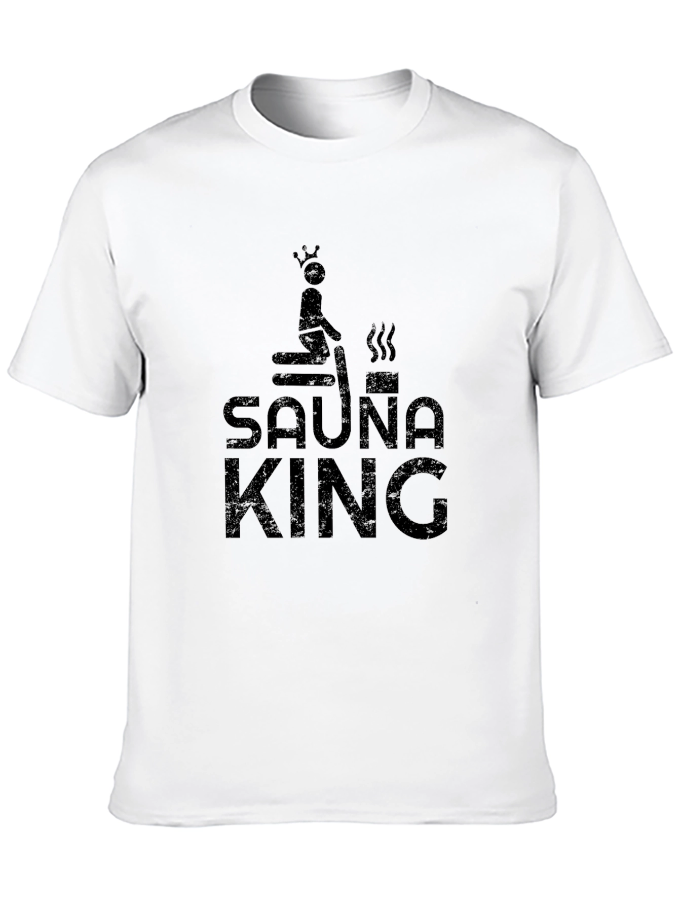 Sauna King Black T-Shirt - Relax in Style