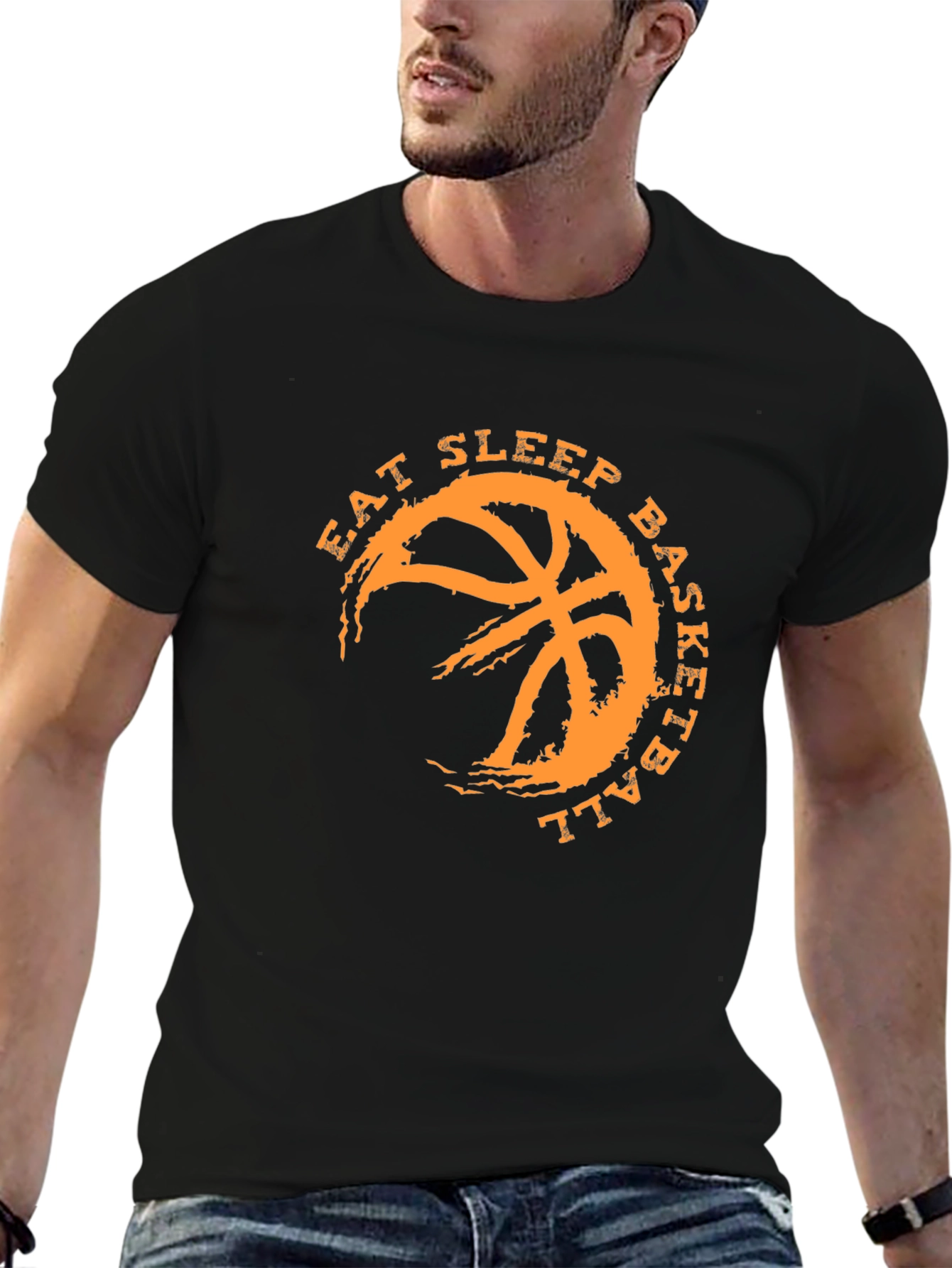 Eat Sleep Basketball Graphic Tee
