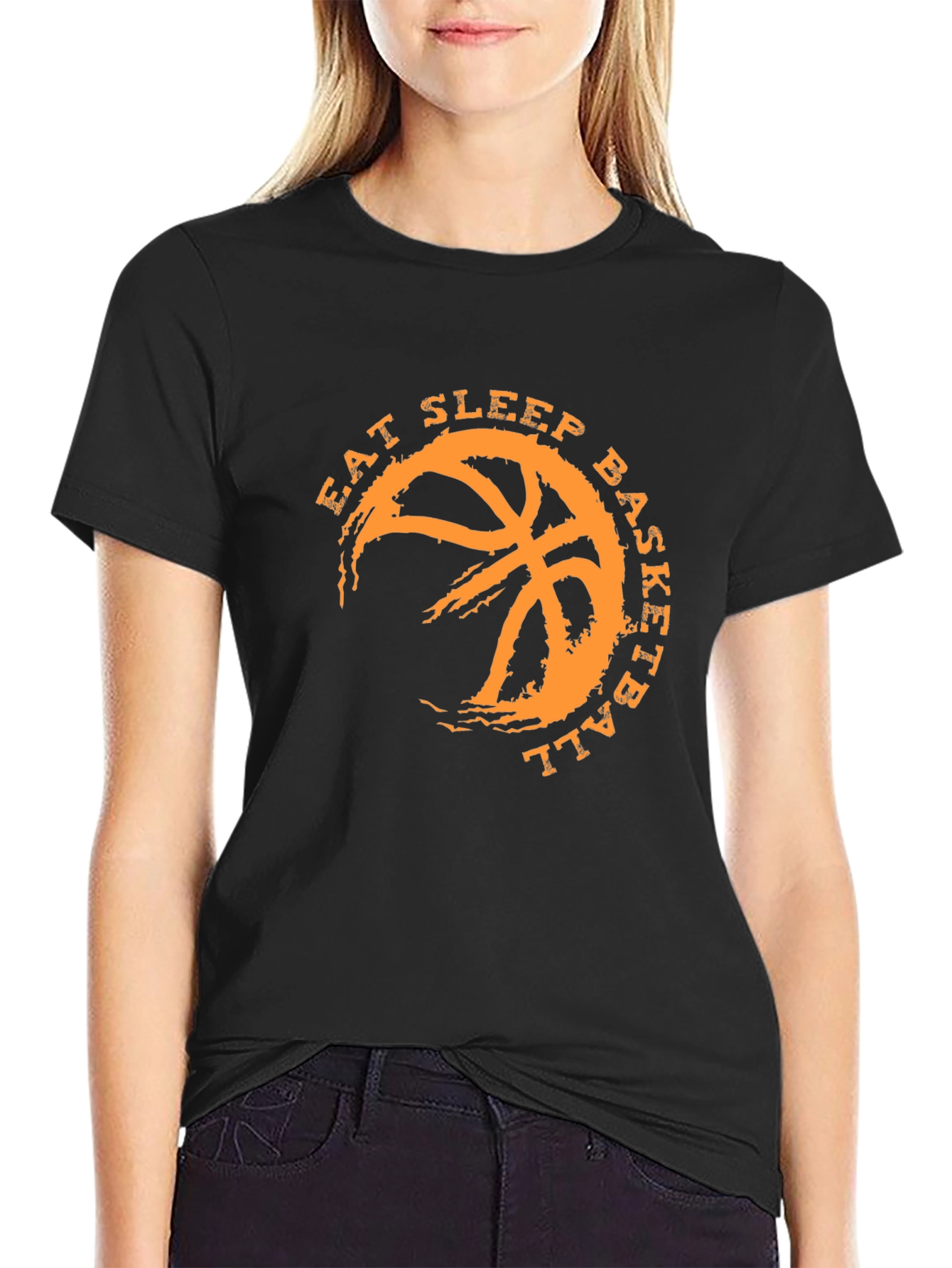 Eat Sleep Basketball Graphic Tee