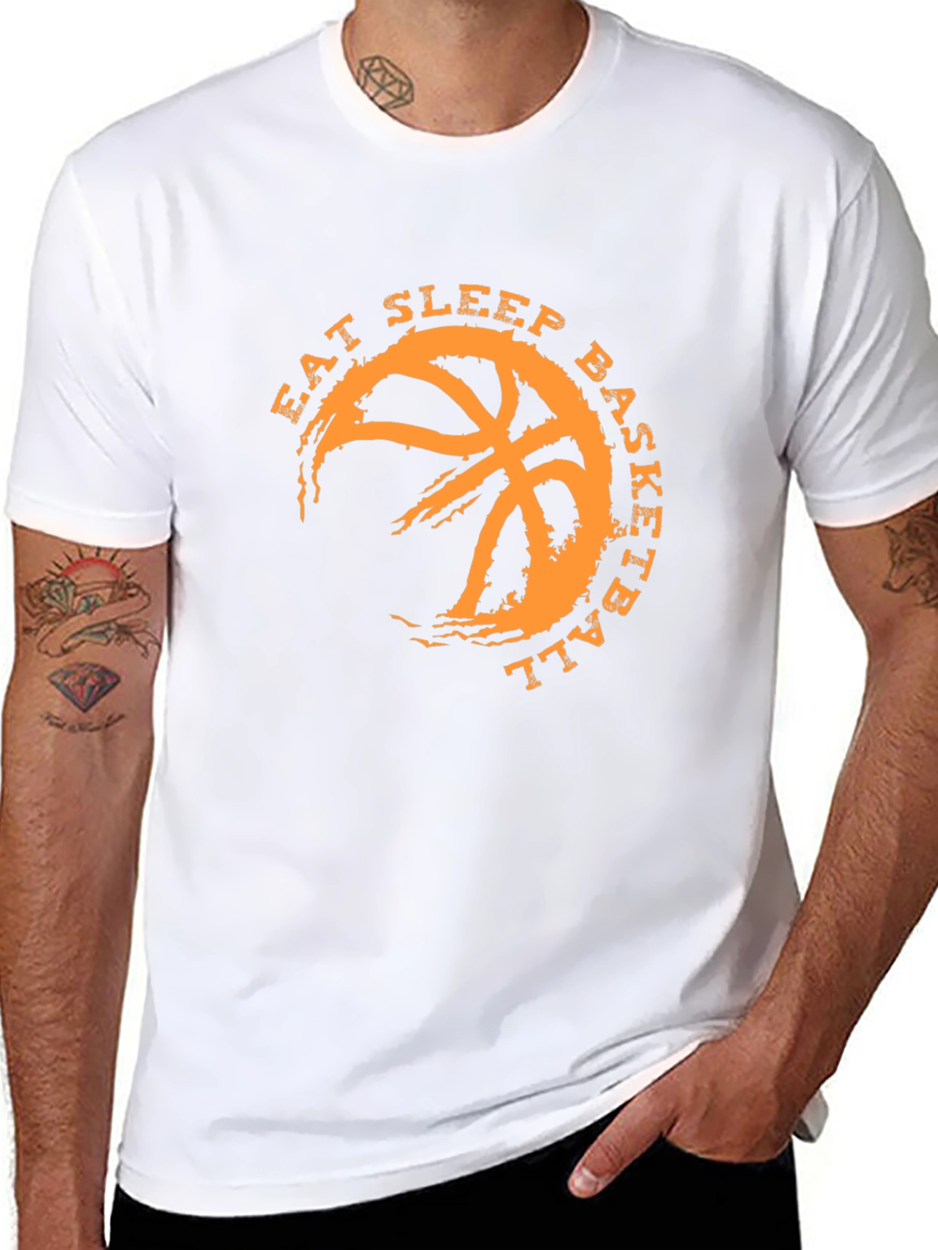 Eat Sleep Basketball Graphic Tee