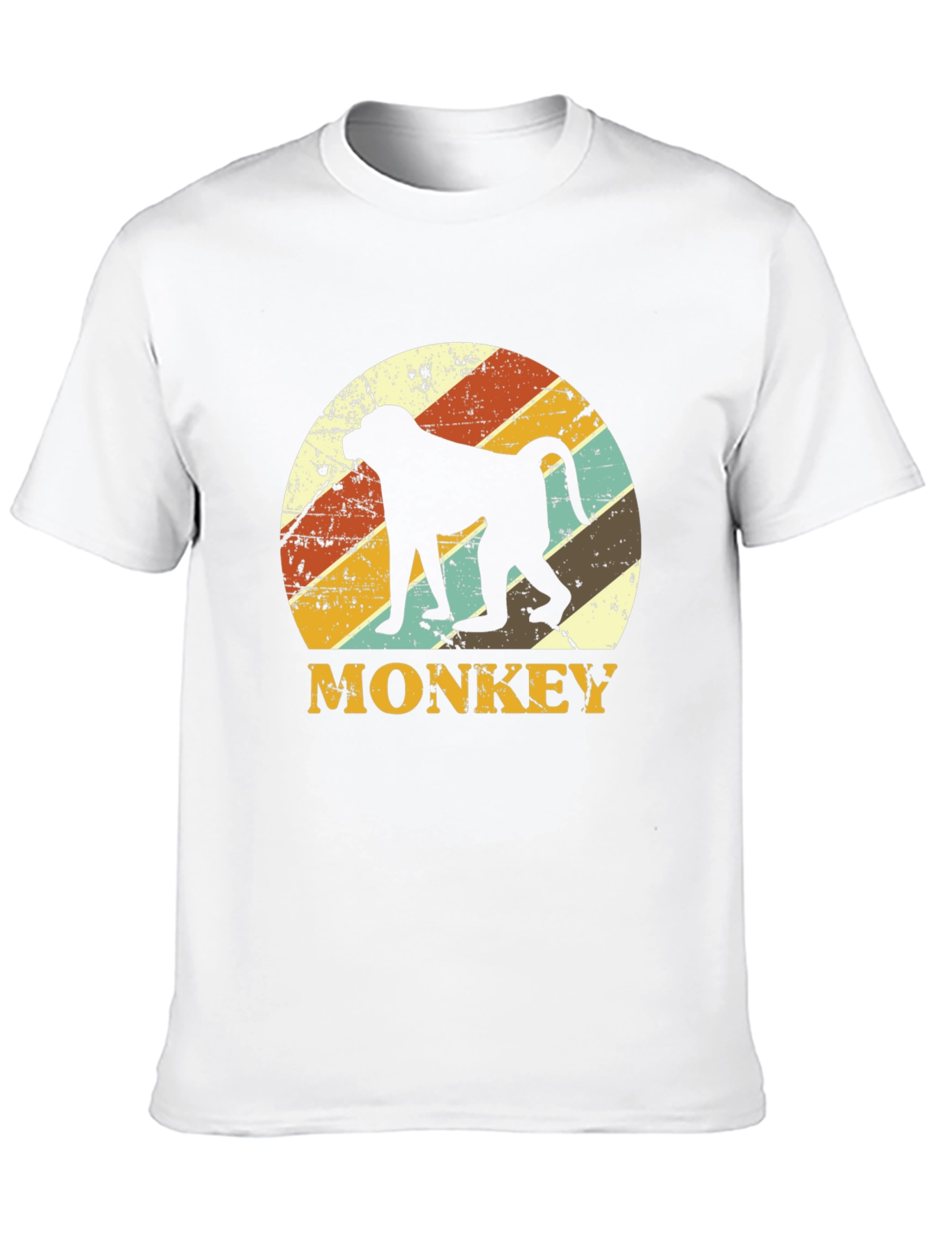 Retro Monkey Silhouette Graphic Tee