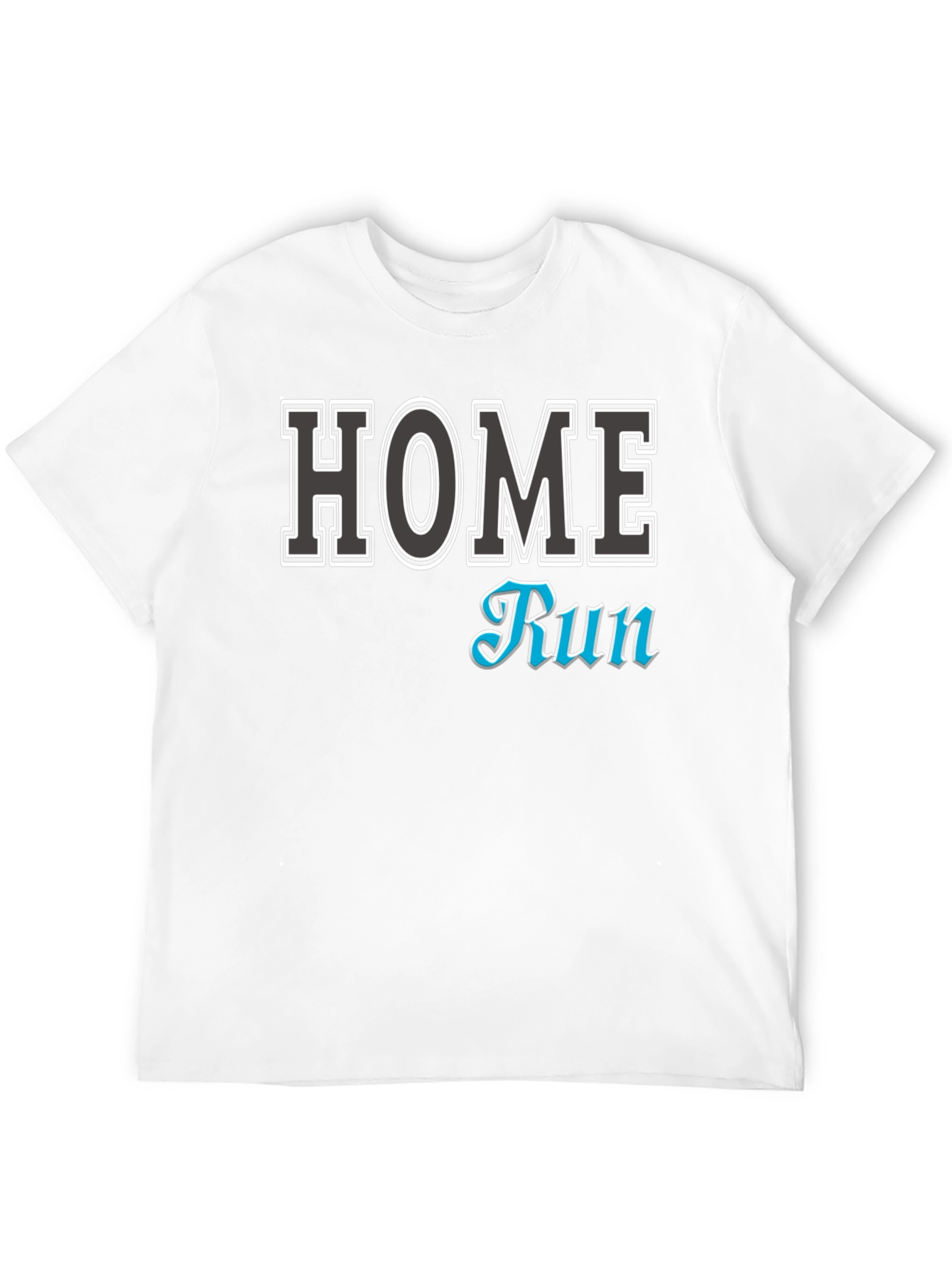 Home Run Black Graphic T-Shirt