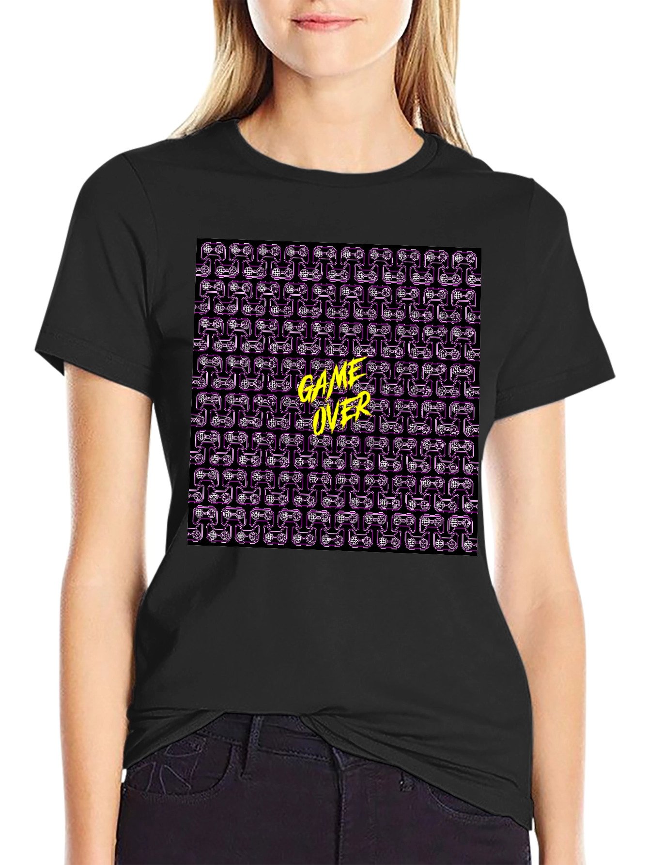 Game Over Controller Pattern T-Shirt