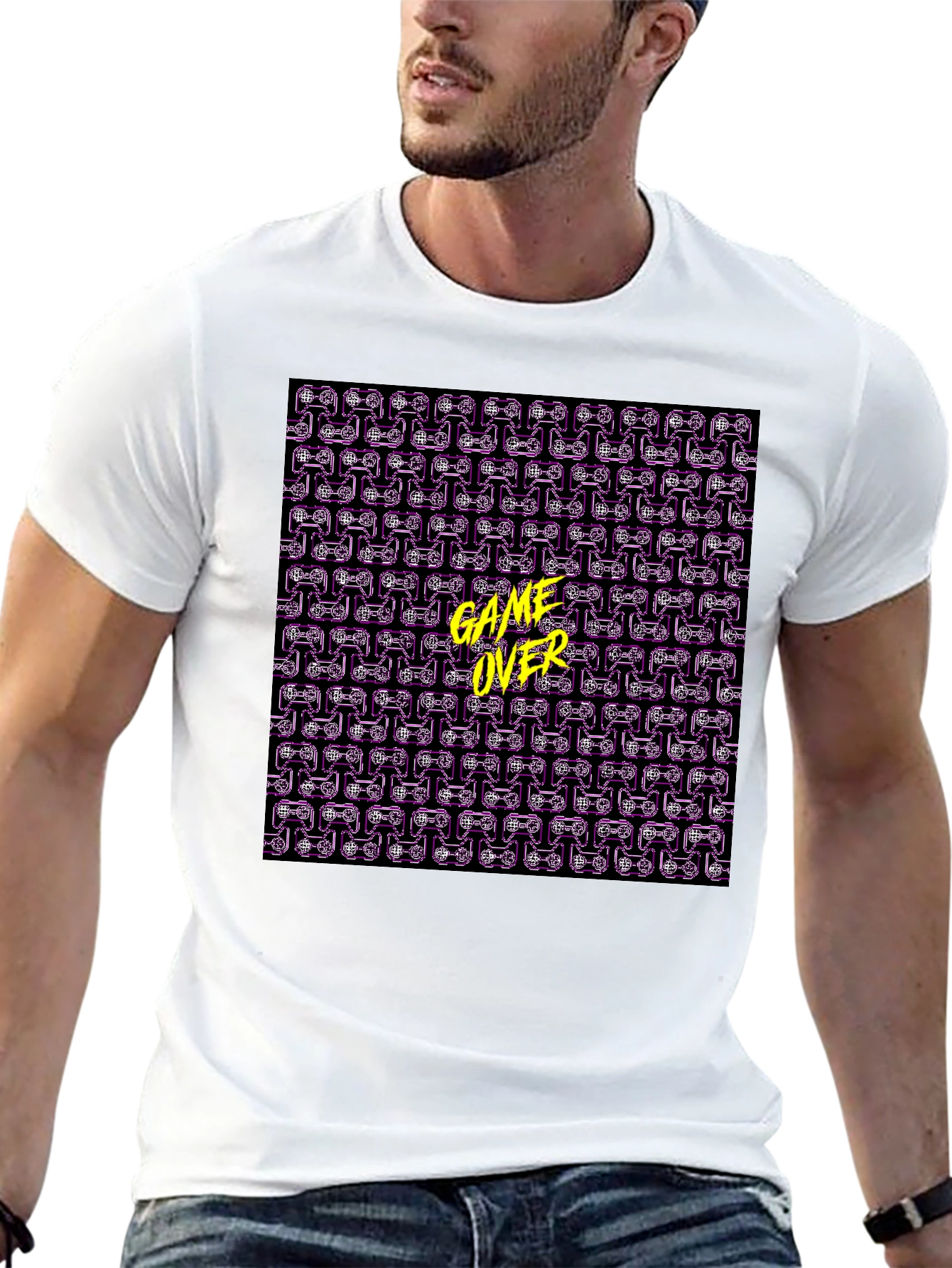 Game Over Controller Pattern T-Shirt