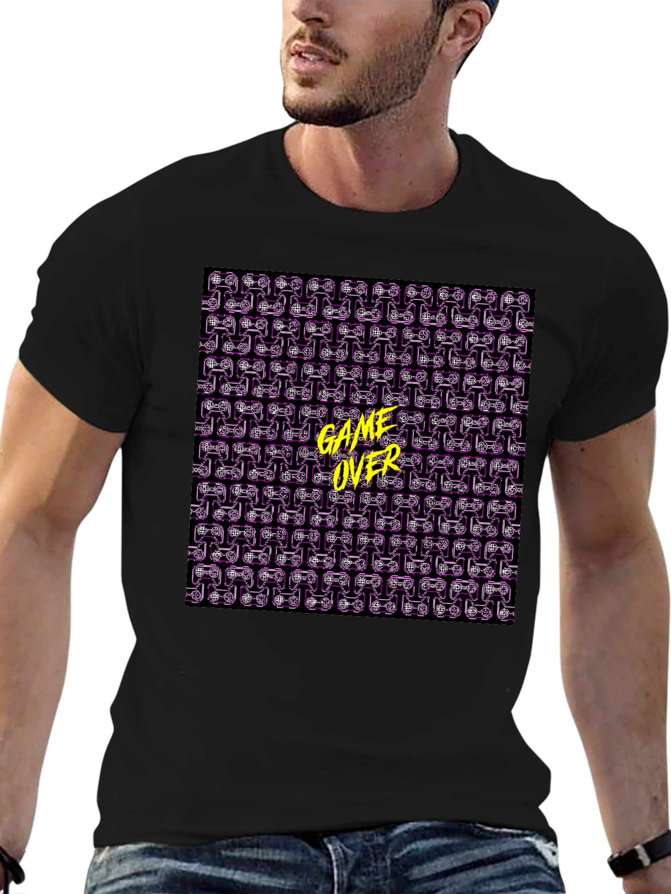 Game Over Controller Pattern T-Shirt