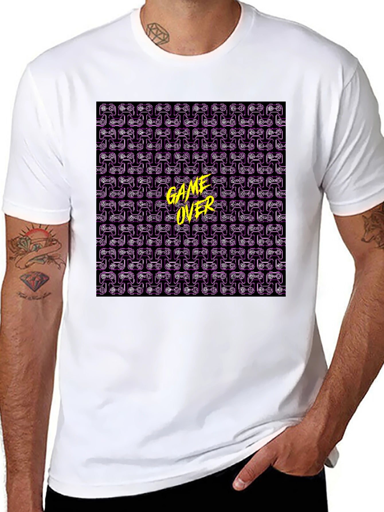 Game Over Controller Pattern T-Shirt