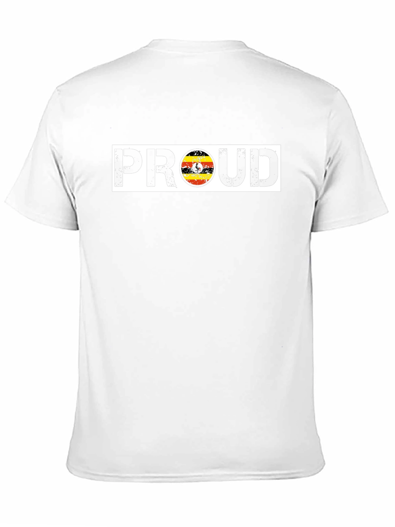 Ugandan Proud T-Shirt - Black Crew Neck Tee
