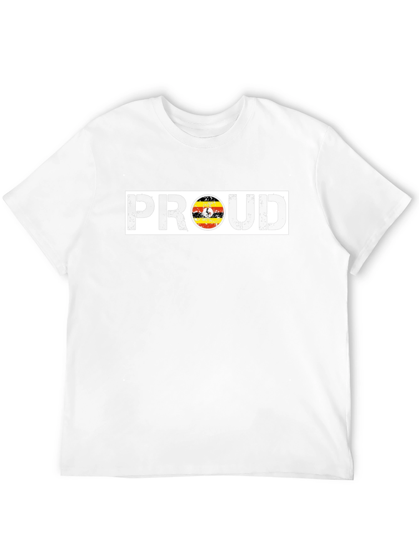 Ugandan Proud T-Shirt - Black Crew Neck Tee