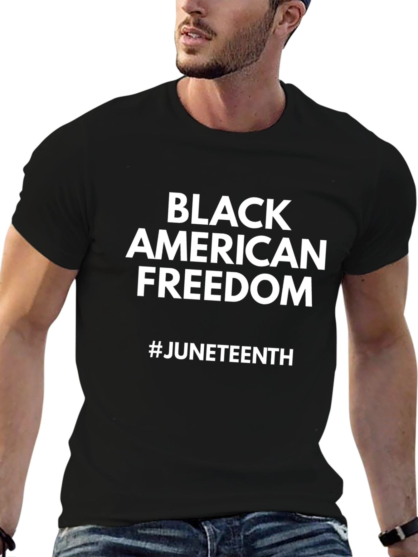 Black American Freedom Juneteenth T-Shirt