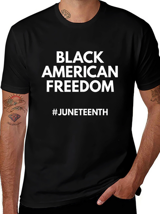 Black American Freedom Juneteenth T-Shirt