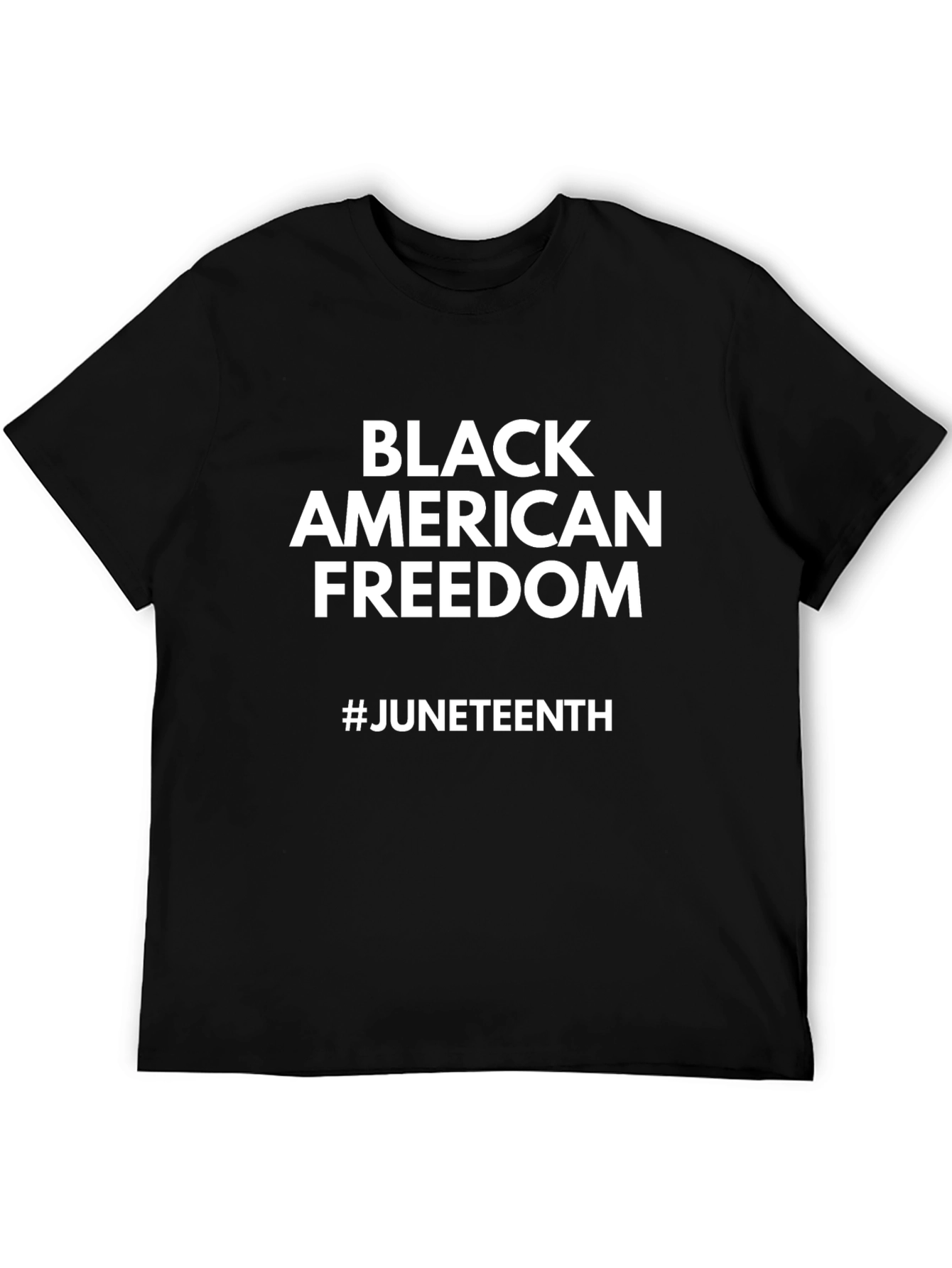Black American Freedom Juneteenth T-Shirt